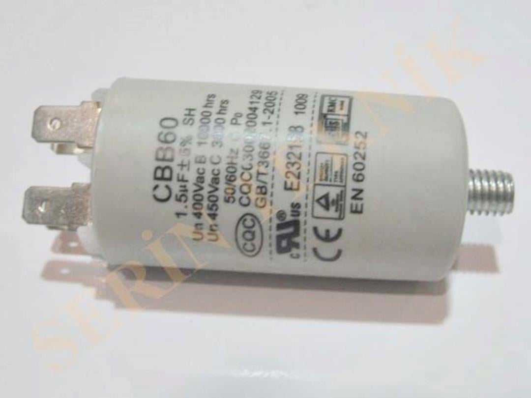 1,5 Mikrofarad 450V AC Daimi Devre Kondansatörü