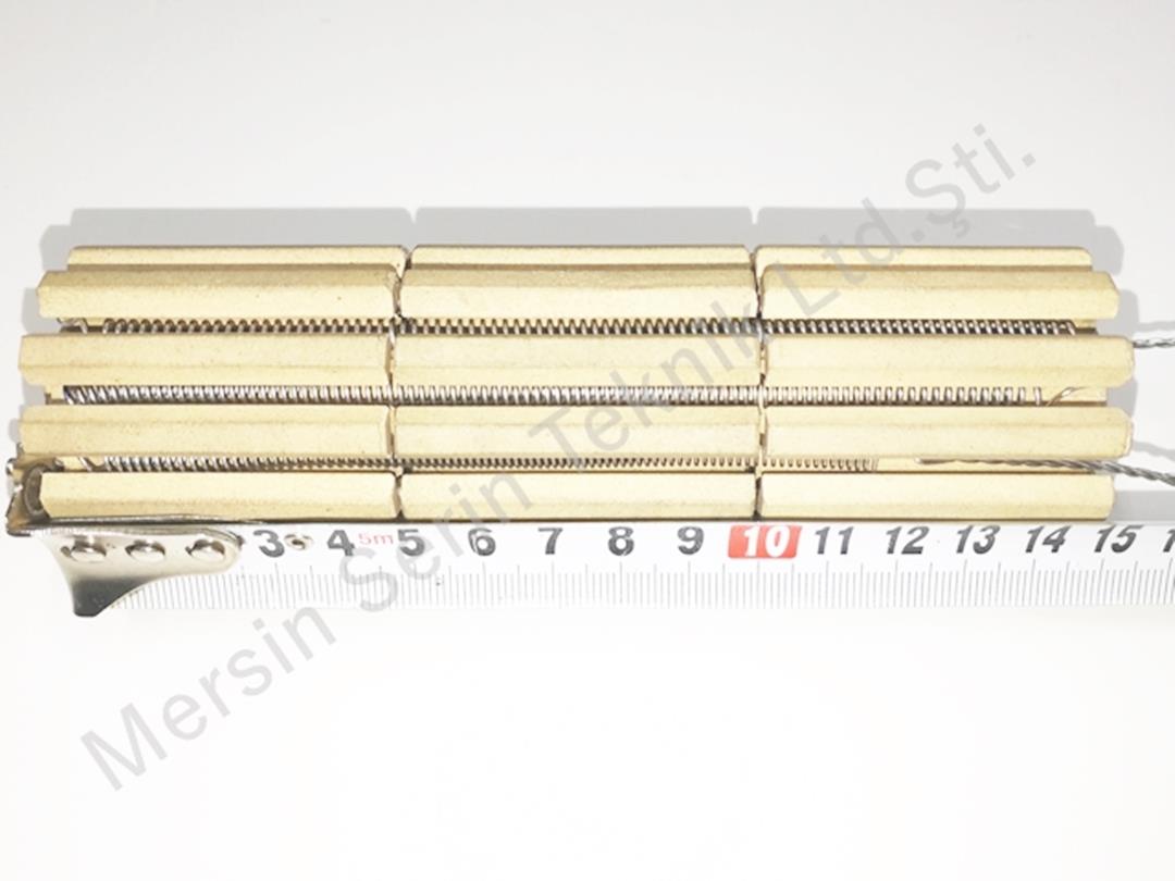 15cm Uzunluğunda kupa baskı makinası ısıtıcı Rezistans