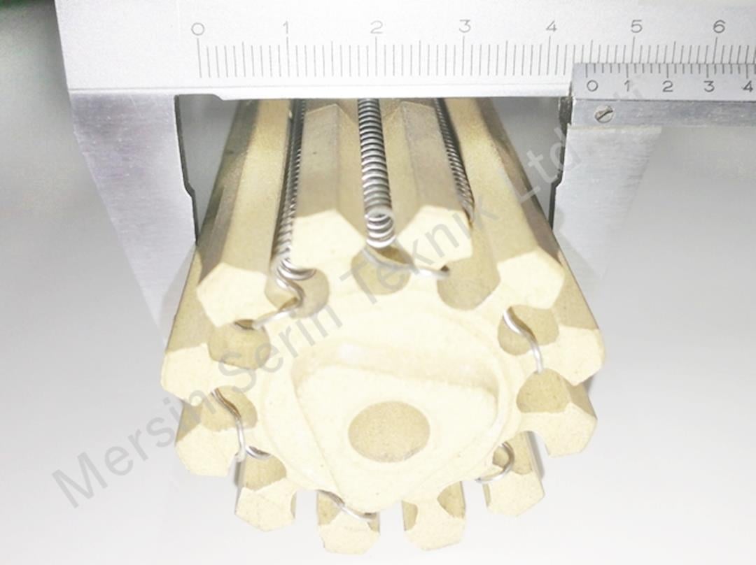15cm Uzunluğunda kupa baskı makinası ısıtıcı Rezistans