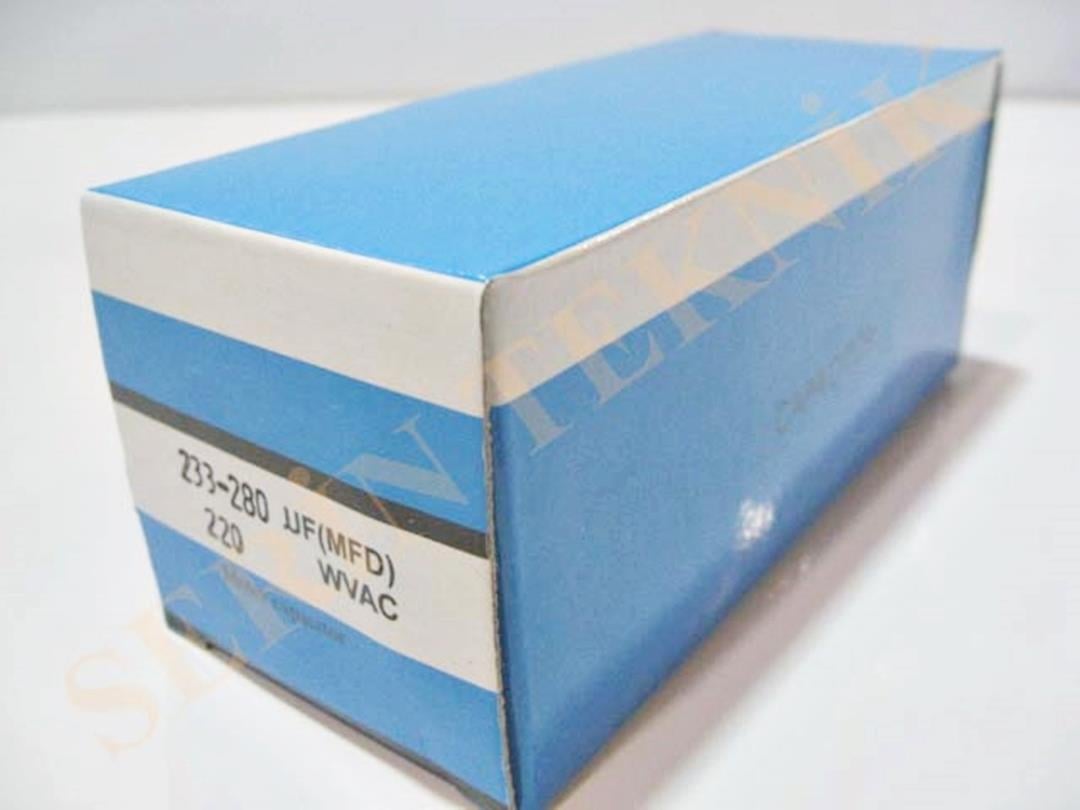 233-280 uF Mikrofarad 220V AC Start Kondansatörü Kapasitör Kapak ve Kelepçeli