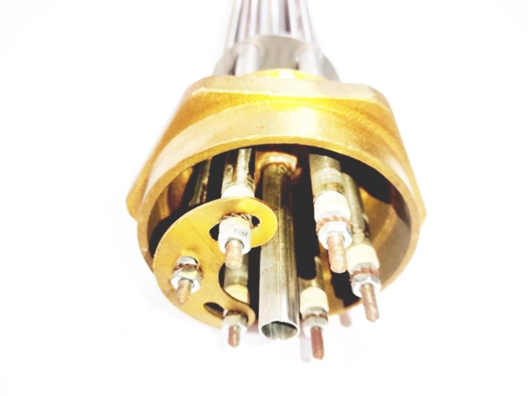 2,5 inç 304Cr 10KW 380V 45cm Trifaze Sanayi Isıtıcı Rezistansı