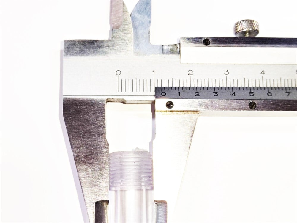 29,5cm Semaver Musluk şeffaf gösterge plastiği
