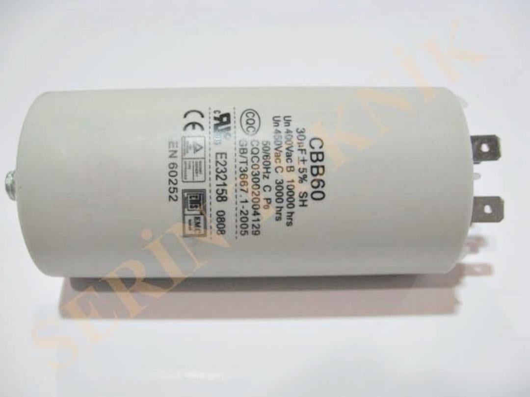 30 Mikrofarad 450V AC Daimi Devre Kondansatörü
