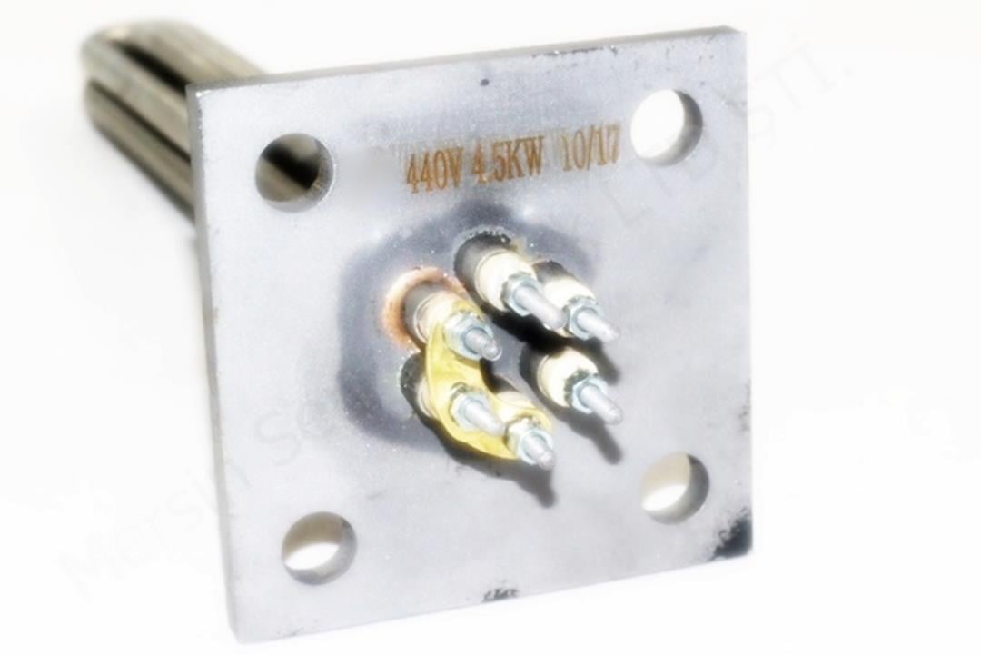 440V 4.5KW Kare Flanş Gemi ısıtıcı Rezistans