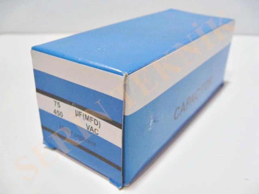 75 Mikrofarad 450V AC Daimi Devre Kondansatörü