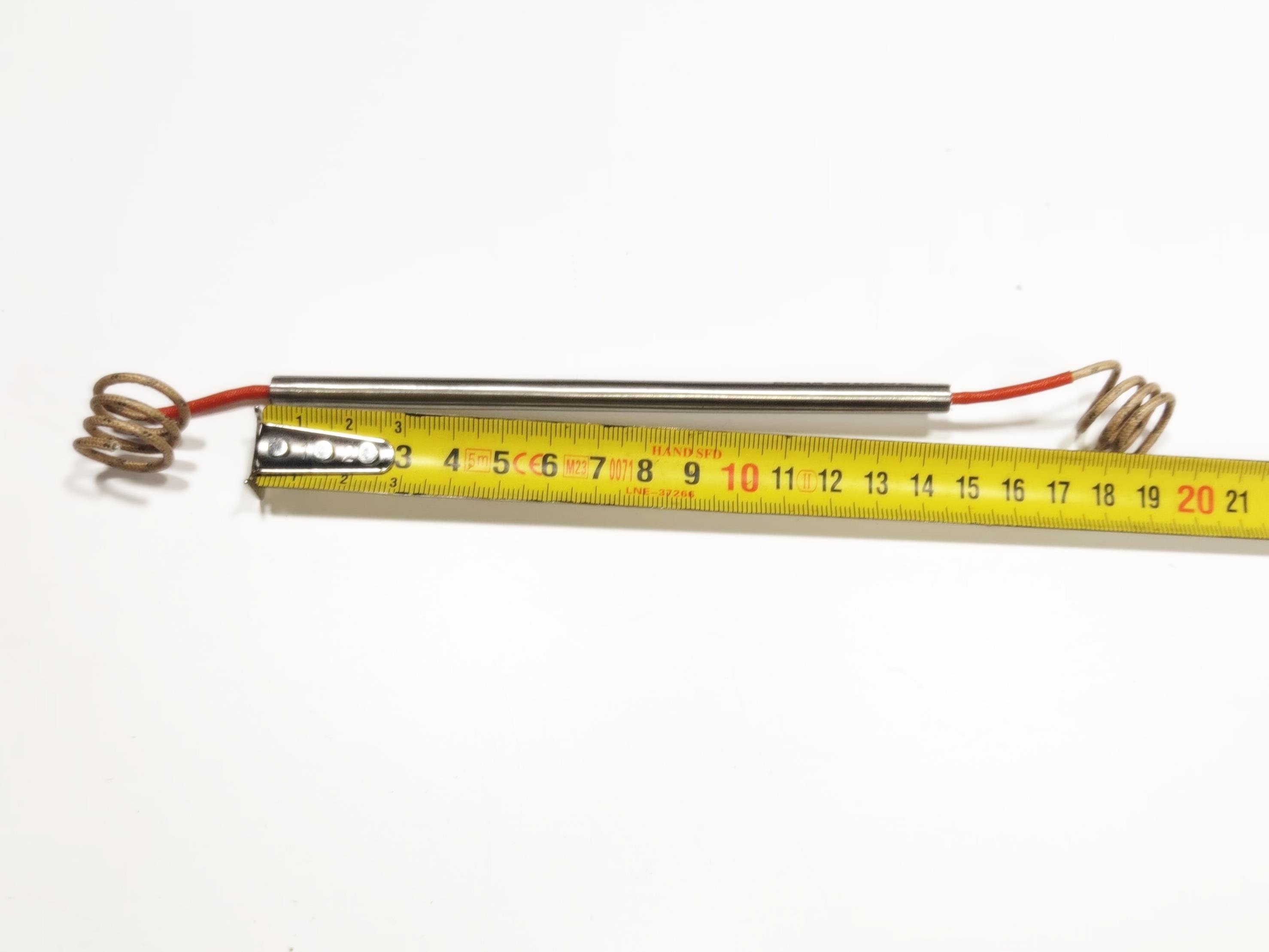Çene Isıtıcı Rezistans 14,5cm boy-7mm kalınlık-150 Watt-48Volt 