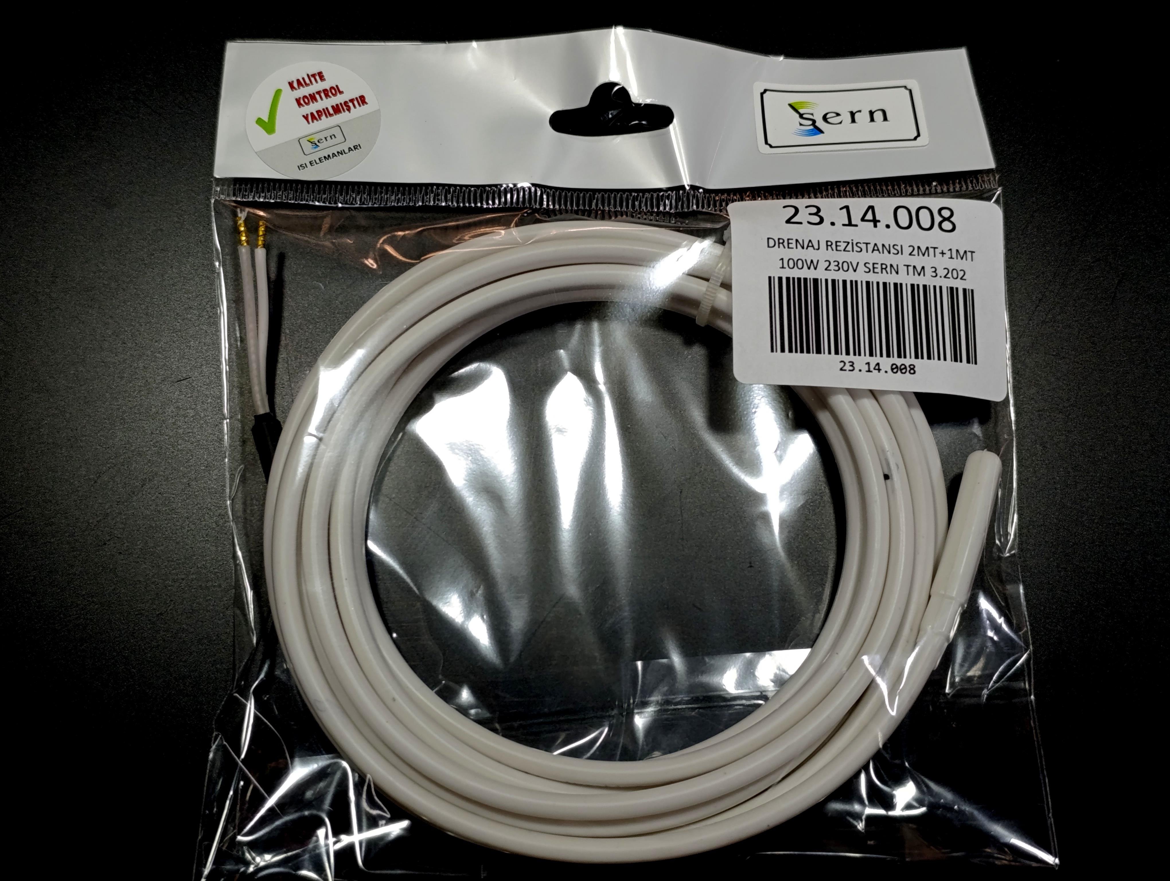 Drenaj Isıtıcı Rezistansı 2mt. 100W 230V Isısan TM3.202