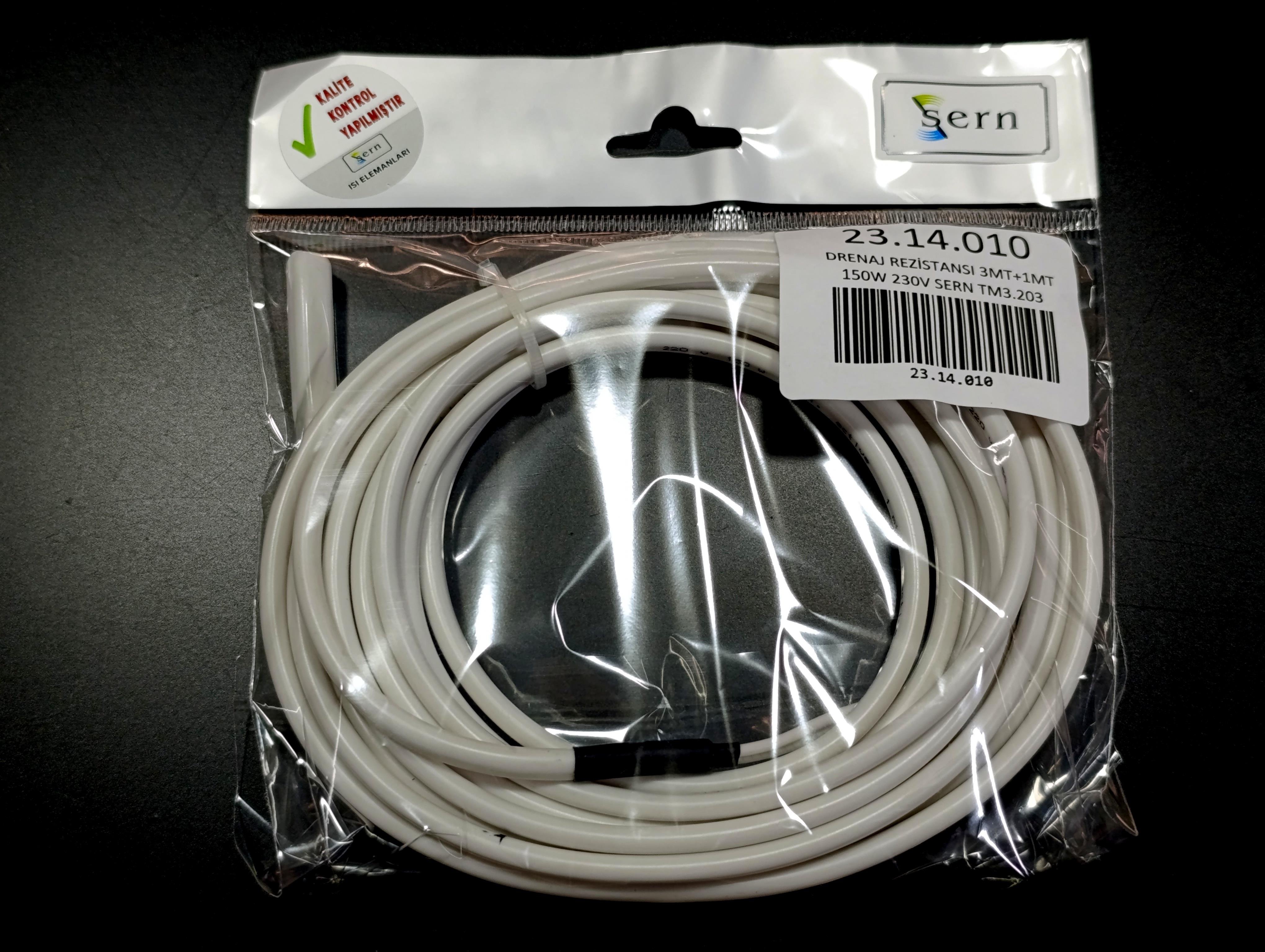 Drenaj Isıtıcı Rezistansı 3mt. 150W 230V Isısan TM3.203