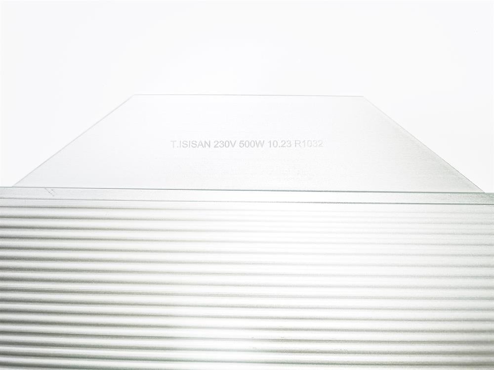 Endüstriyel Çorbalık Rezistans 500W 20x20cm Alüminyum Termostatlı R1032