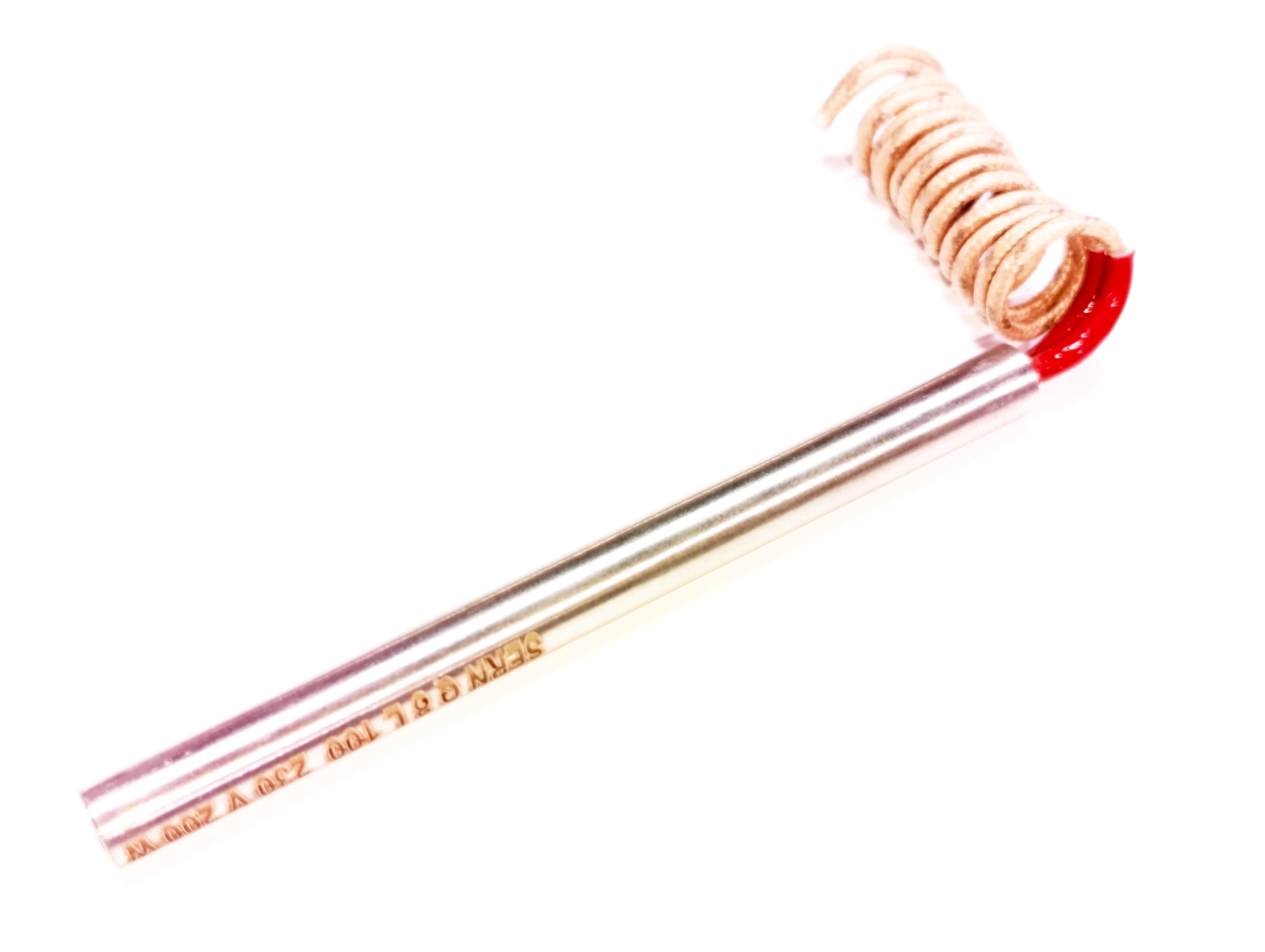 Fişek Isıtıcı Rezistans 10cm boy - 8mm kalınlık - 200 Watt - 230V 