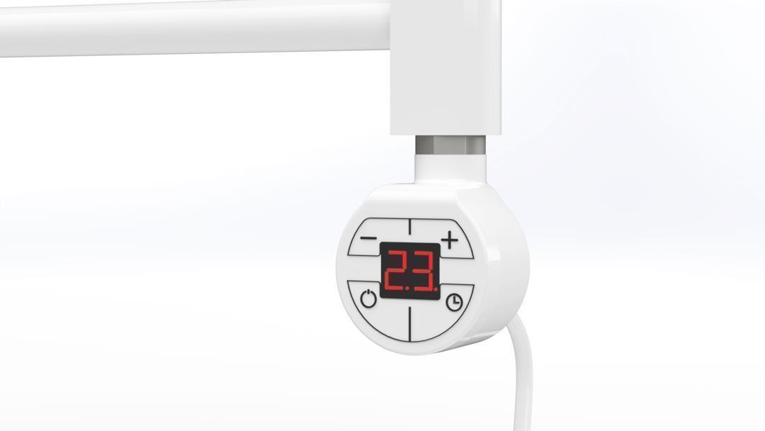 Havlupan Isıtıcı Rezistans 150 W / 230 V / L:330 MM, Beyaz, Yuvarlak Dijital, HP015 Model