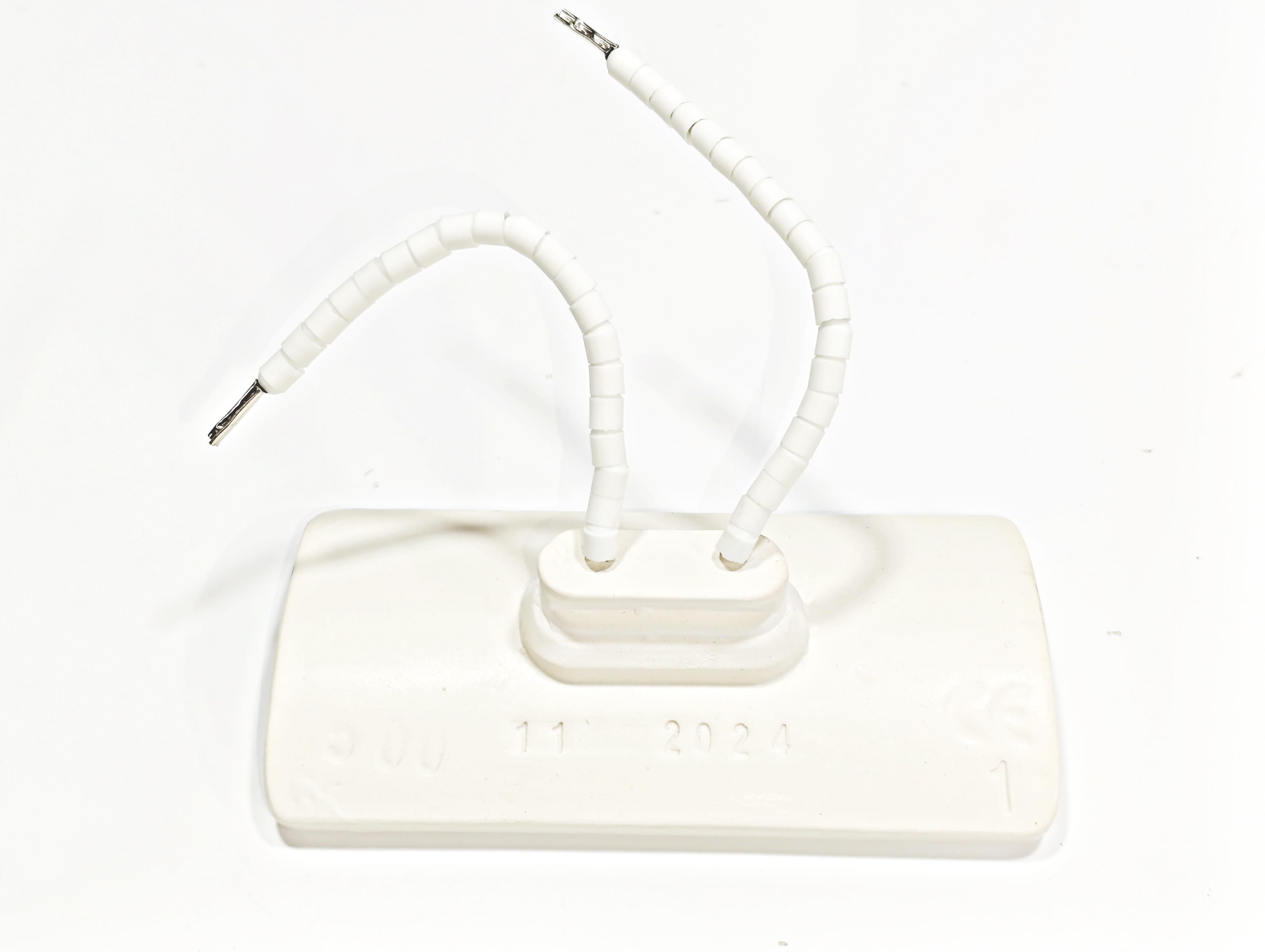İnfrared Seramik Isıtıcı Rezistans KONKAV 122X60mm 500W 230V Beyaz Renk HSC Model