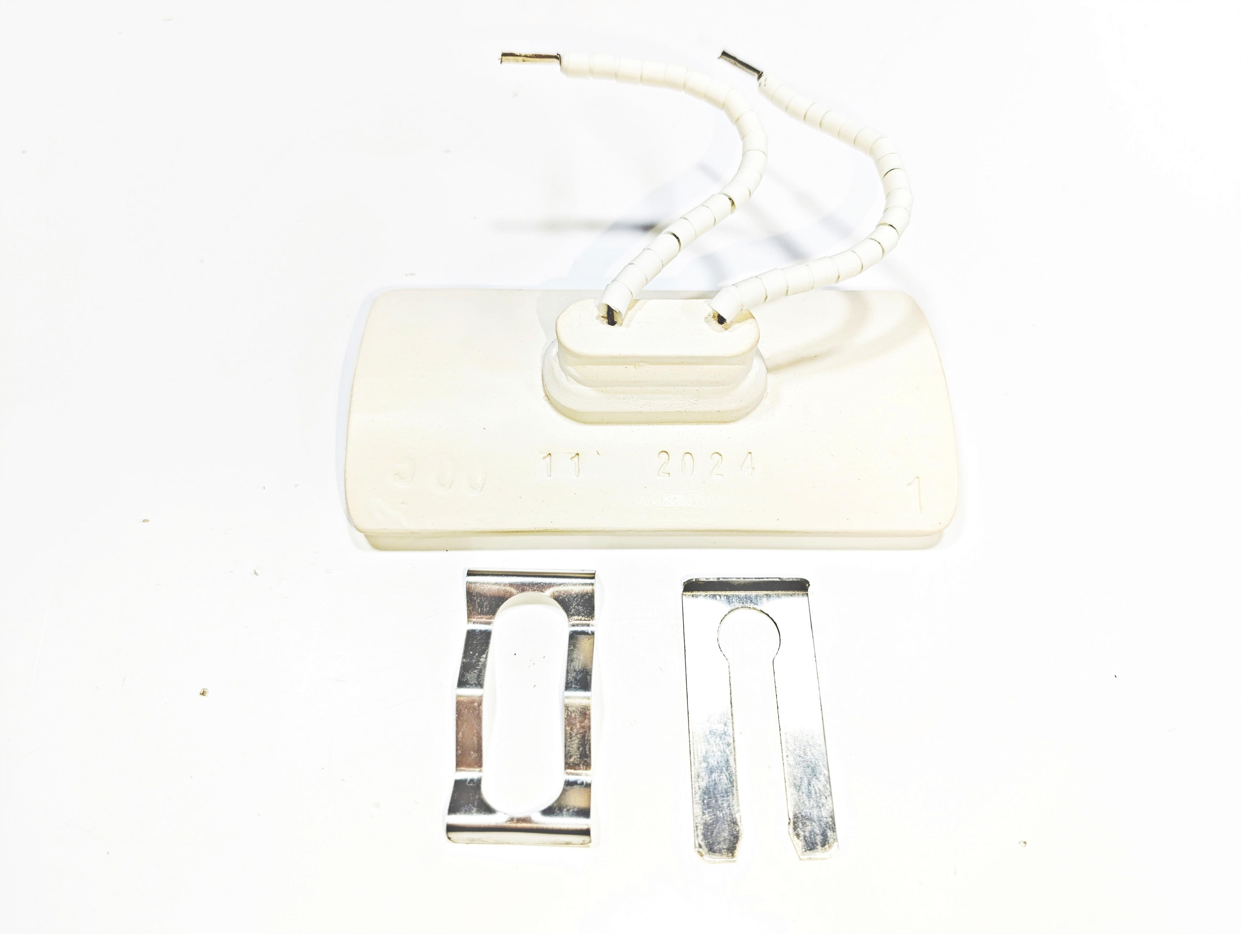 İnfrared Seramik Isıtıcı Rezistans KONKAV 122X60mm 500W 230V Beyaz Renk HSC Model