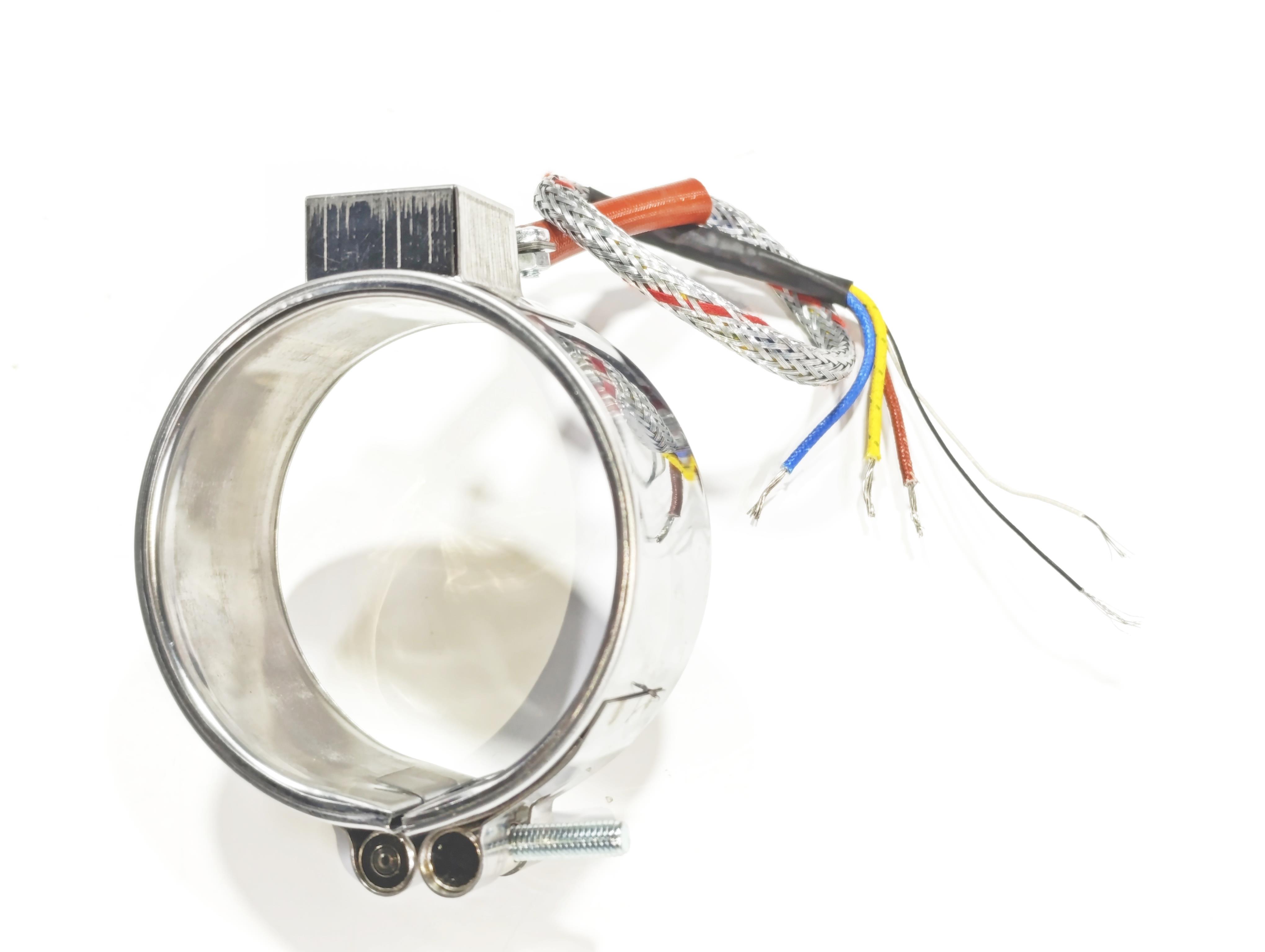 Kelepçe Meme Rezistans 81mm Çap - 40mm Boy - 365W - 230V Termokupullu 5 Uçlu