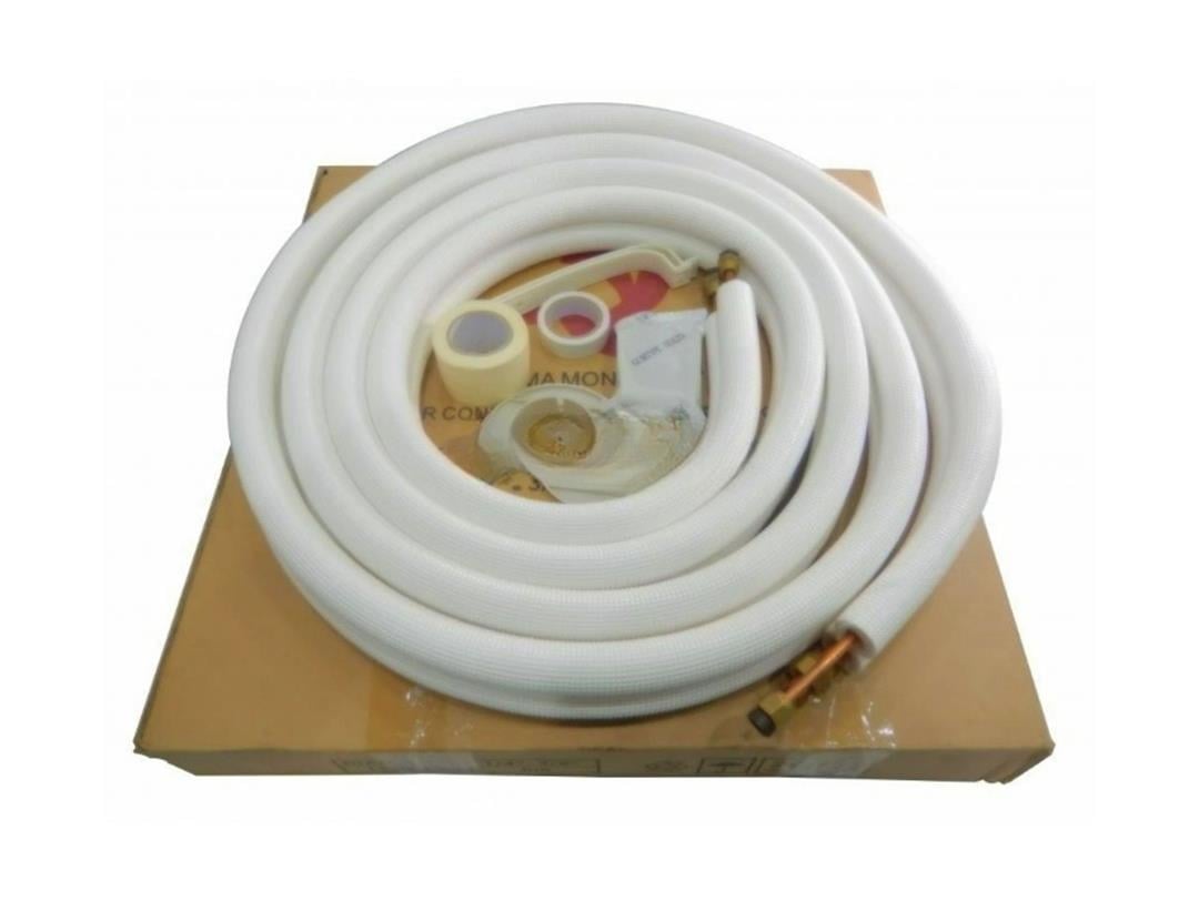 Klima Montaj Kiti AL-CU 1/2-3/4 7Metre İzolasyonlu Bakır Uçlu