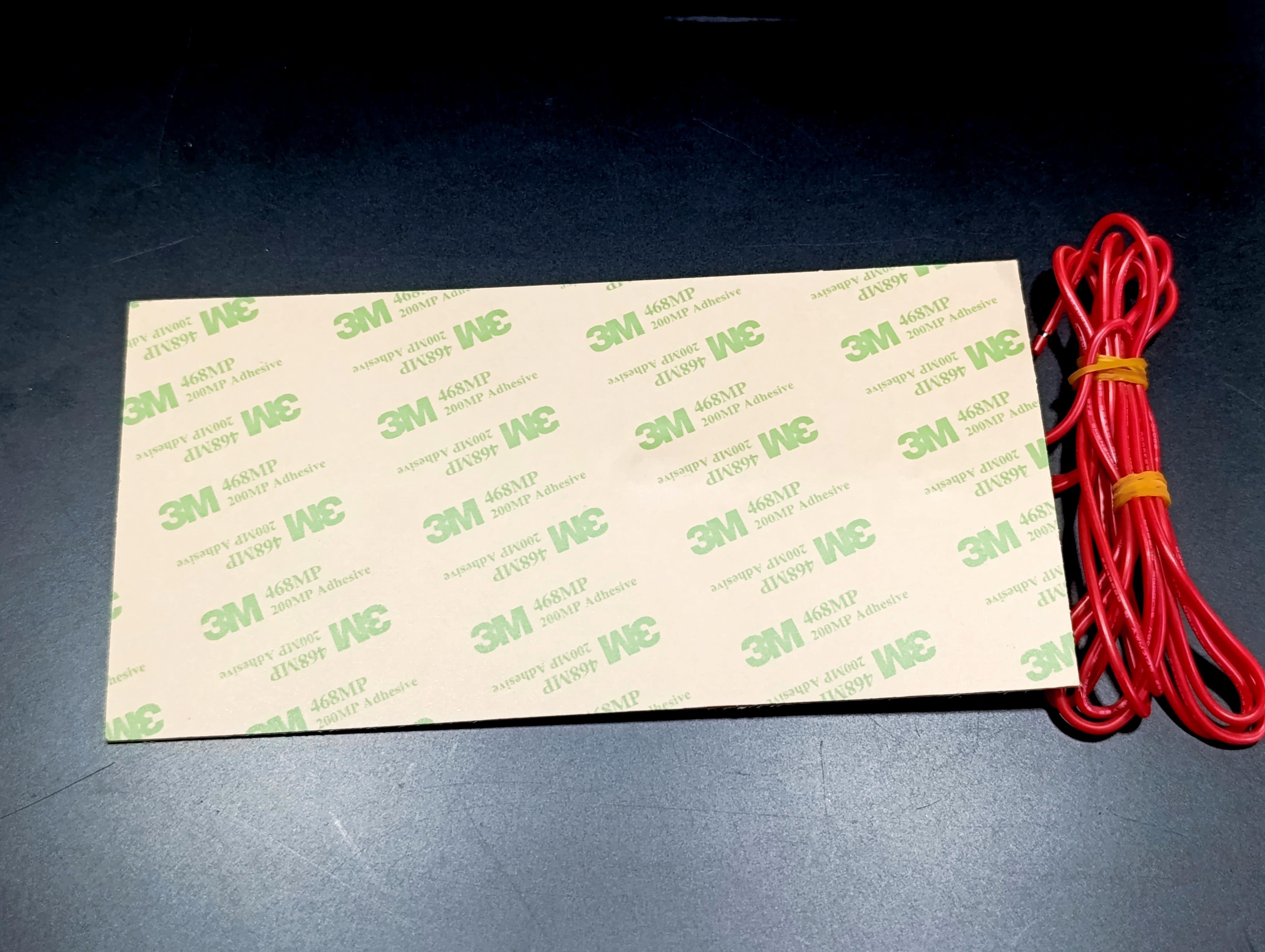 Sern Esnek Silikon Açık Büfe 20x10cm Yapışkanlı Termikli Isıtıcı Rezistans 200W R1083