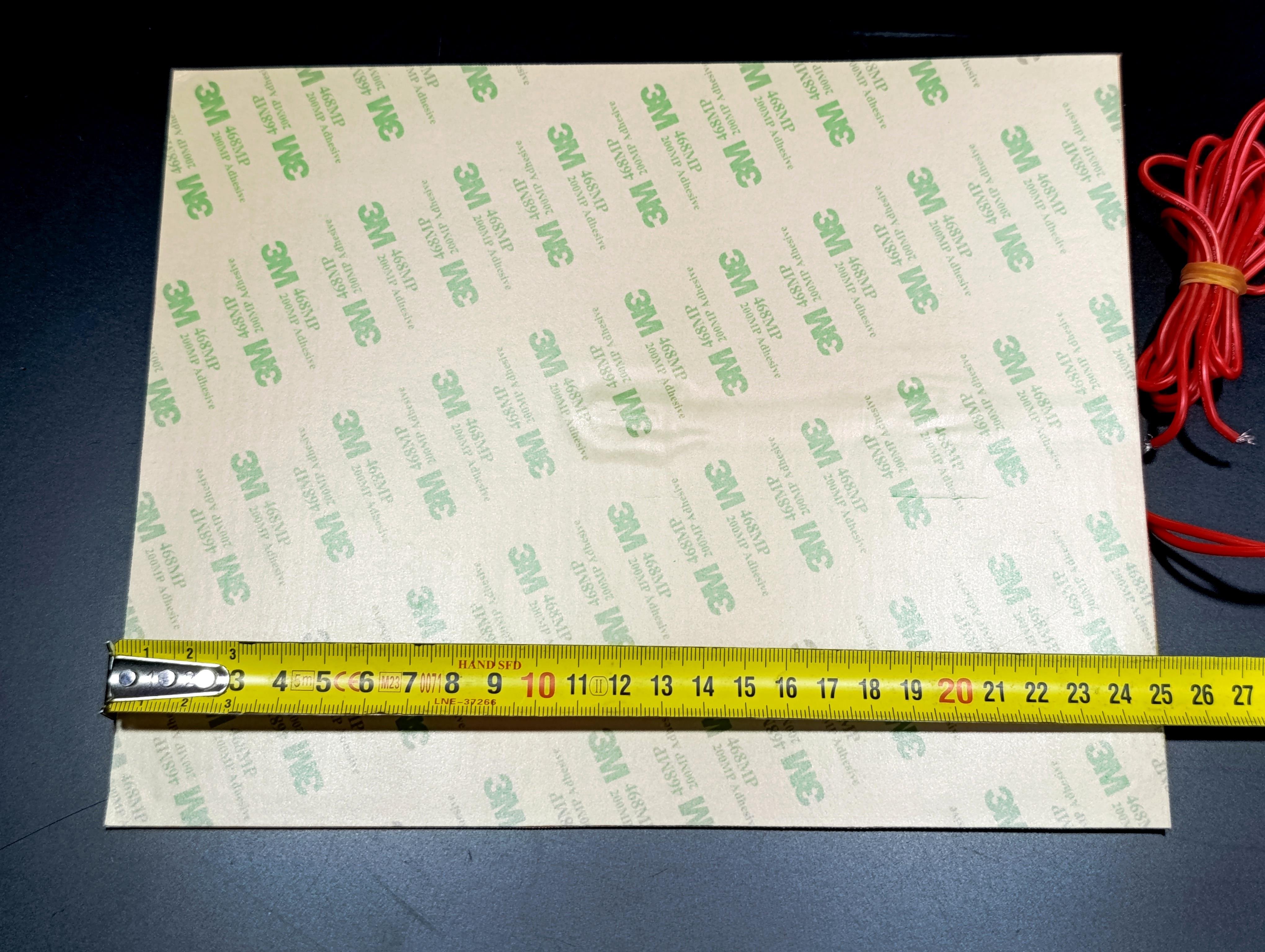Sern Esnek Silikon Açık Büfe 25x20cm Yapışkanlı Termikli Isıtıcı Rezistans650W R1035