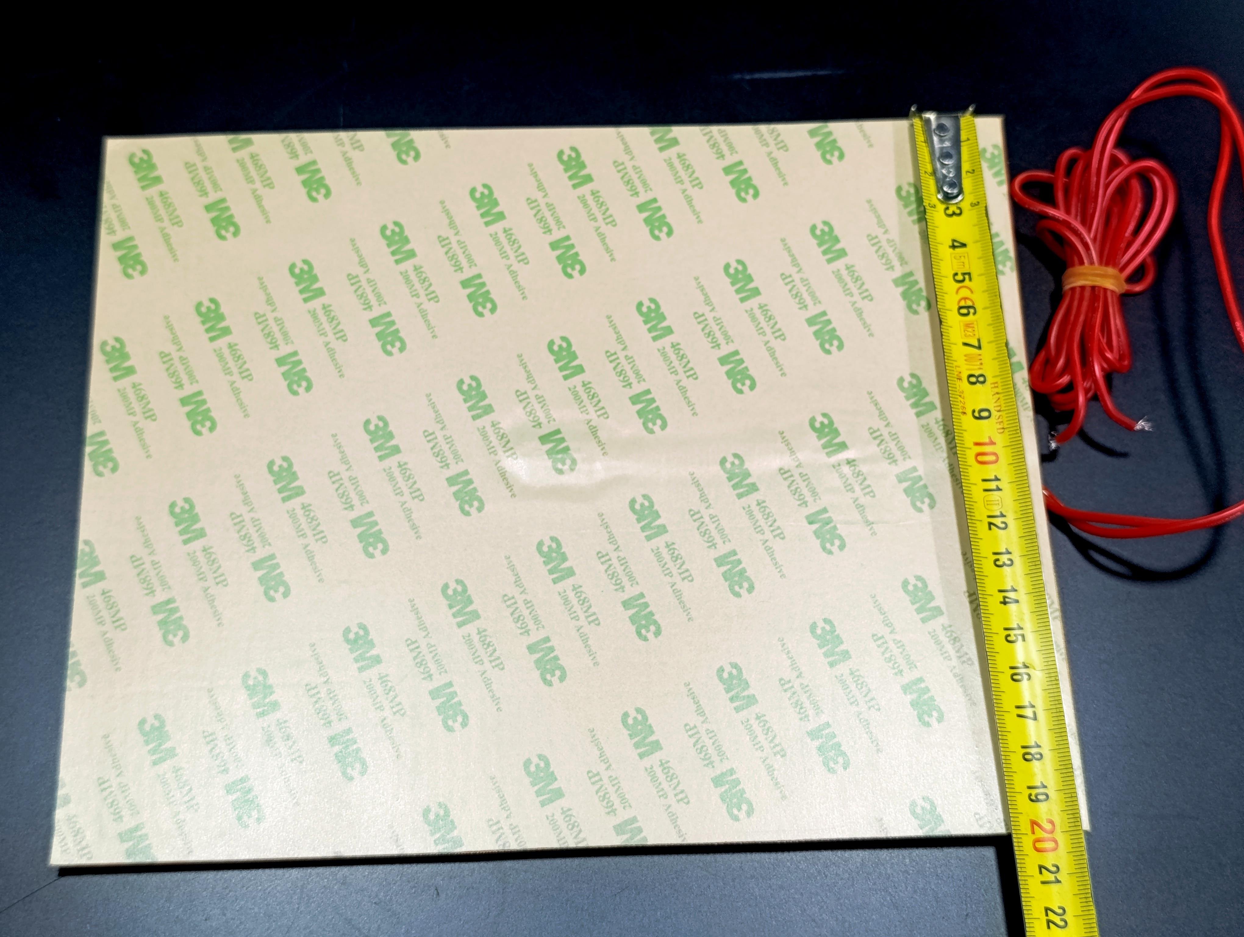 Sern Esnek Silikon Açık Büfe 25x20cm Yapışkanlı Termikli Isıtıcı Rezistans650W R1035