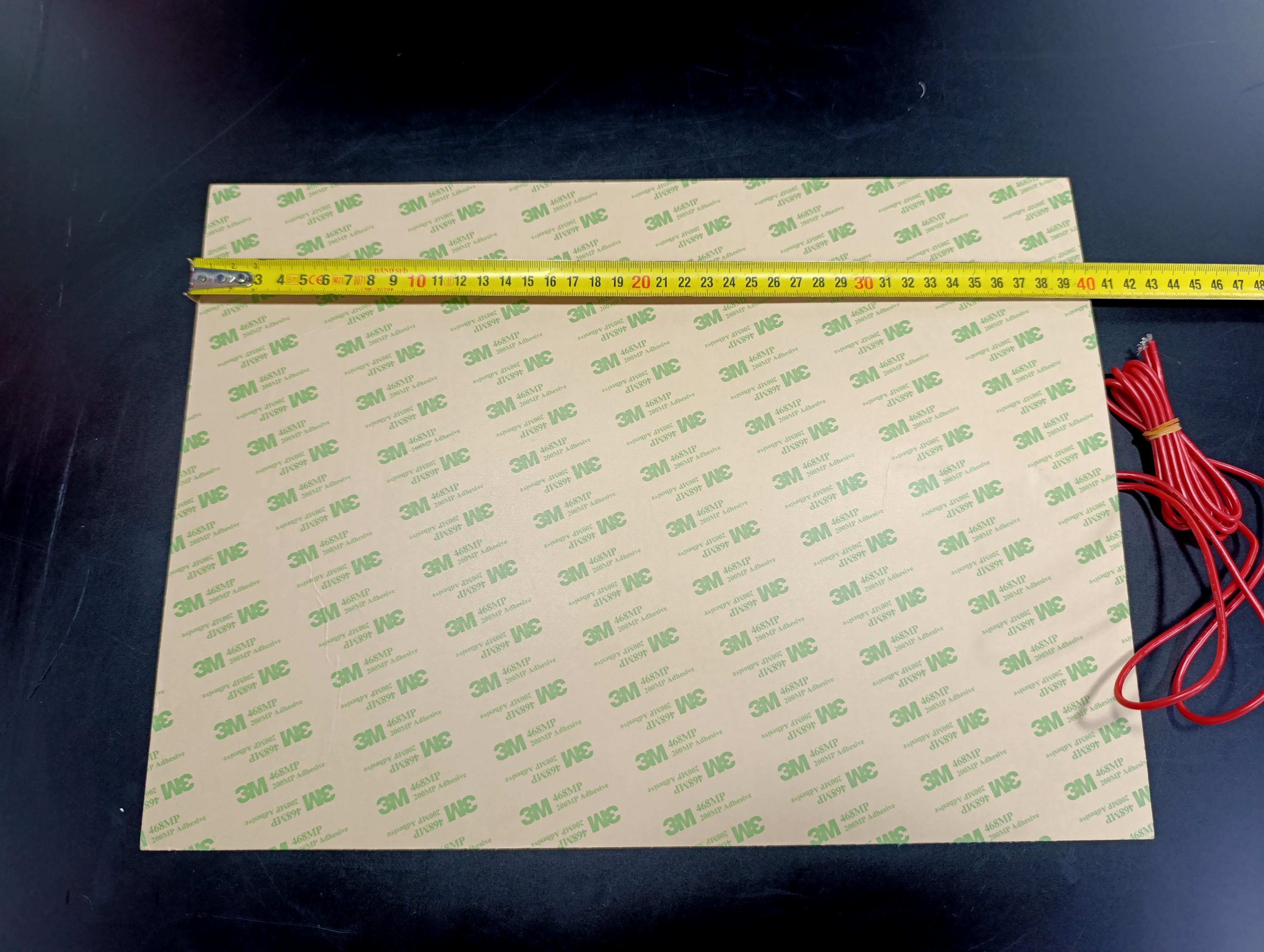 Sern Esnek Silikon Açık Büfe 40x29cm Yapışkanlı Termikli Isıtıcı Rezistans1000W R1033 