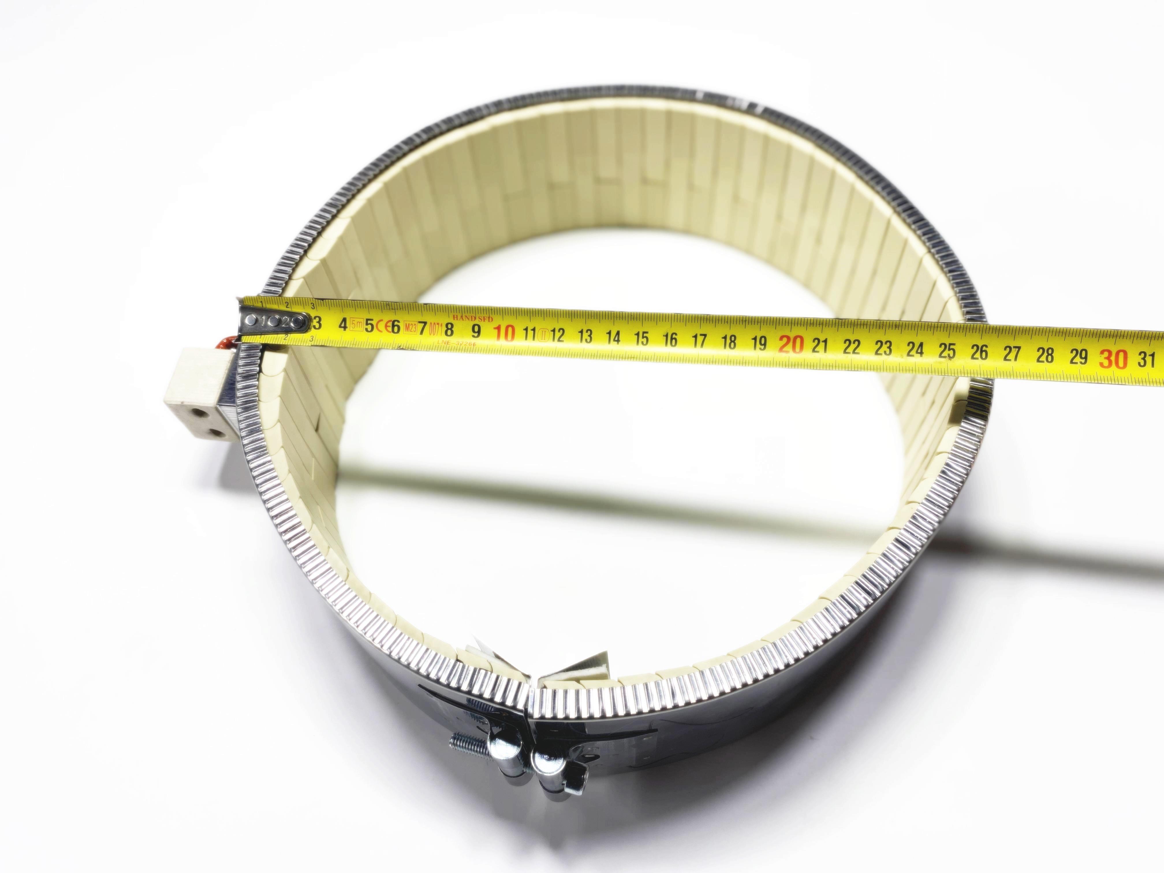 SERN Seramik Kelepçe Bant Isıtıcı Rezistans – 250mm Çap, 85mm Boy, 3000W 230V12.Seramik Kelepçe Rezistanslar