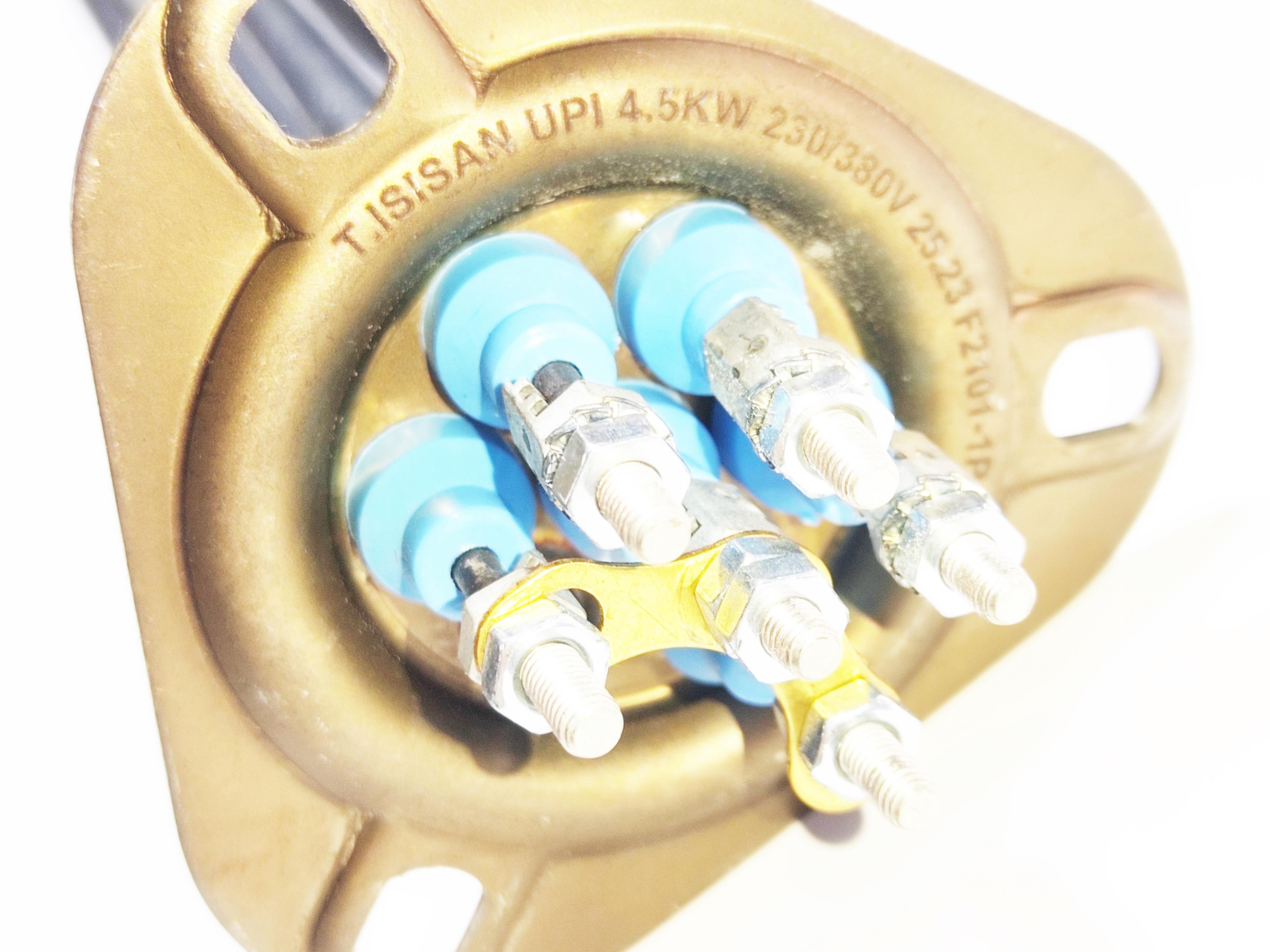 Teknik Isısan F2101-1P 4,5kw Üçgen flans Endüstriyel Mutfak ısıtıcı Rezistansı İNCOLAY 800