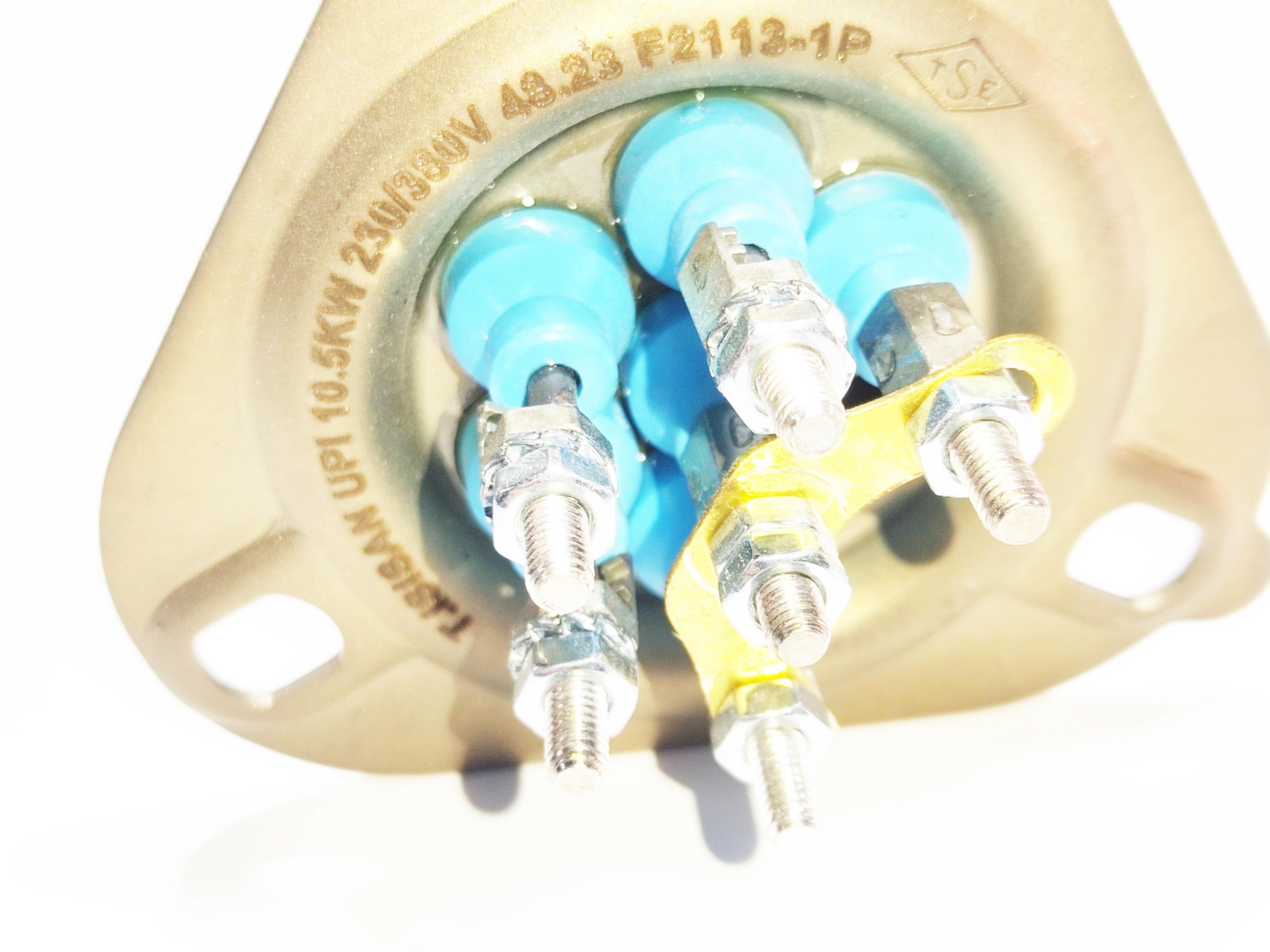 Teknik Isısan F2113-1P 10,5KW Üçgen flans Endüstriyel Mutfak ısıtıcı Rezistansı İNCOLAY 800