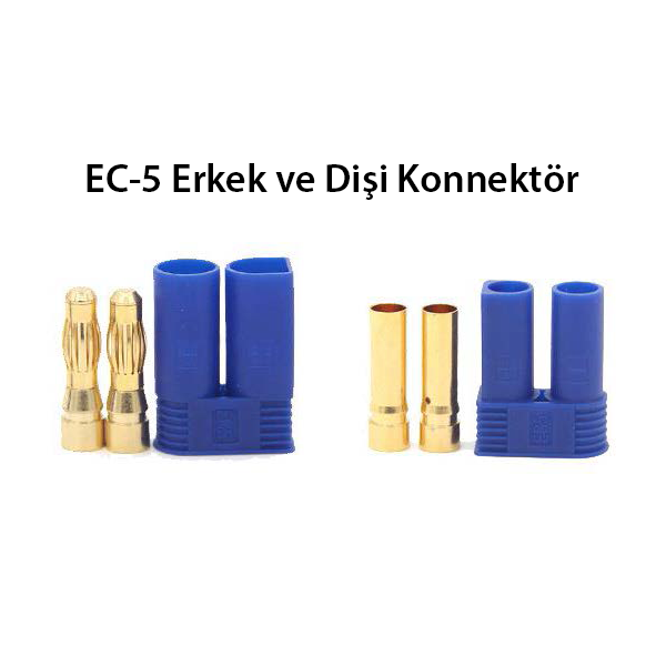 EC5 Konnektör ÇiftAmassEC5 ( Erkek+Dişi ) Konnektör 