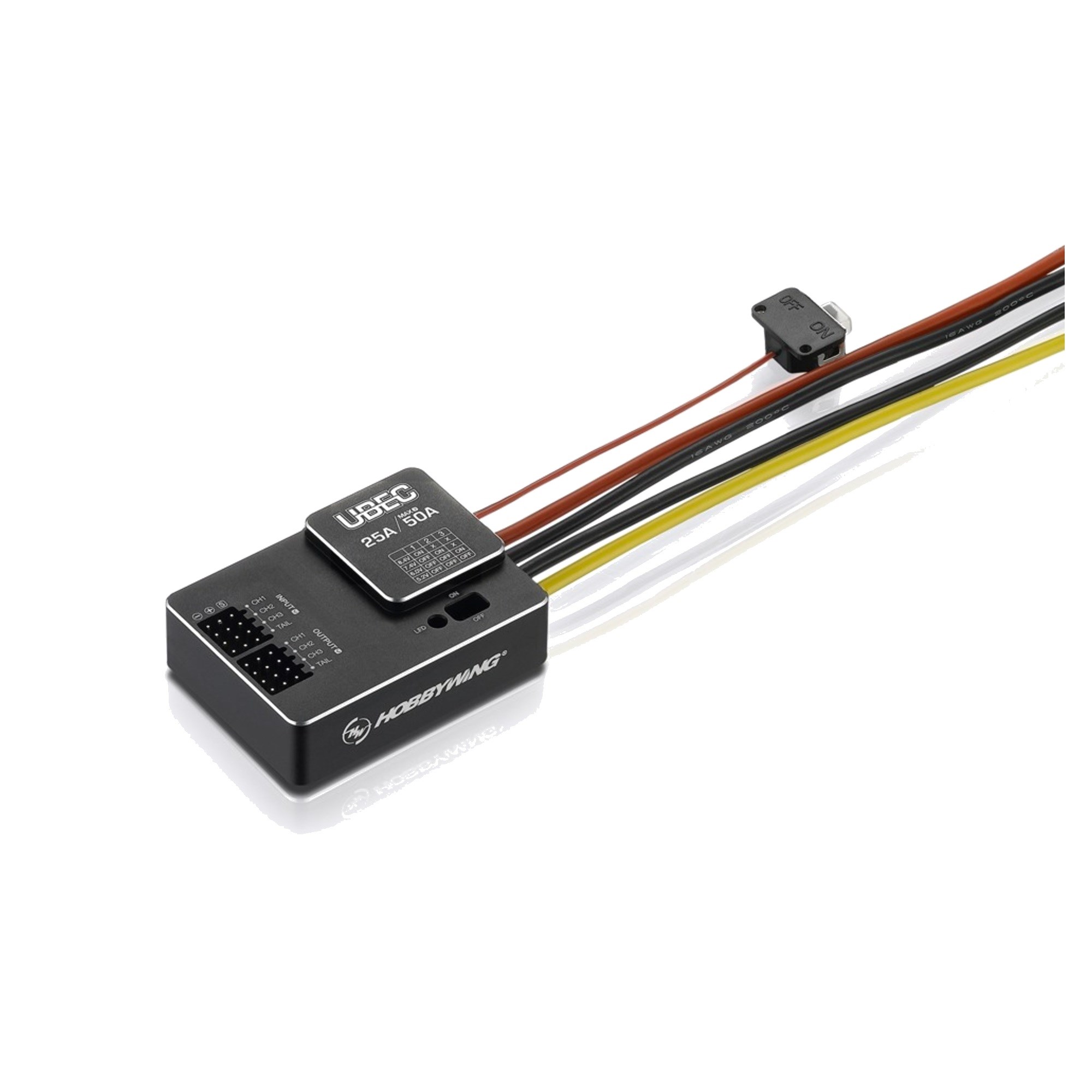 Hobbywing UBEC 25A HV 3-18S | KarbondroneHobbyWingHobbywing UBEC 25A HV Güç Regülatörü