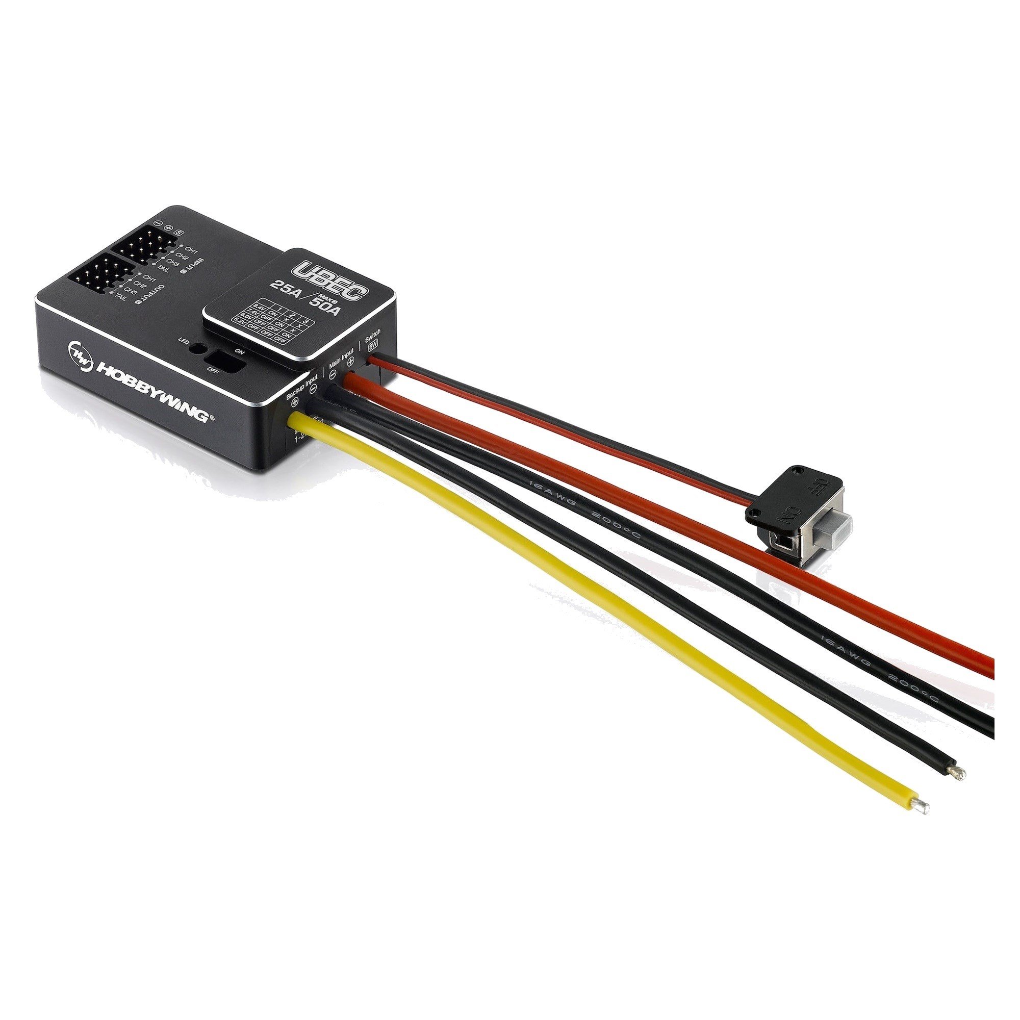 Hobbywing UBEC 25A HV 3-18S | KarbondroneHobbyWingHobbywing UBEC 25A HV Güç Regülatörü