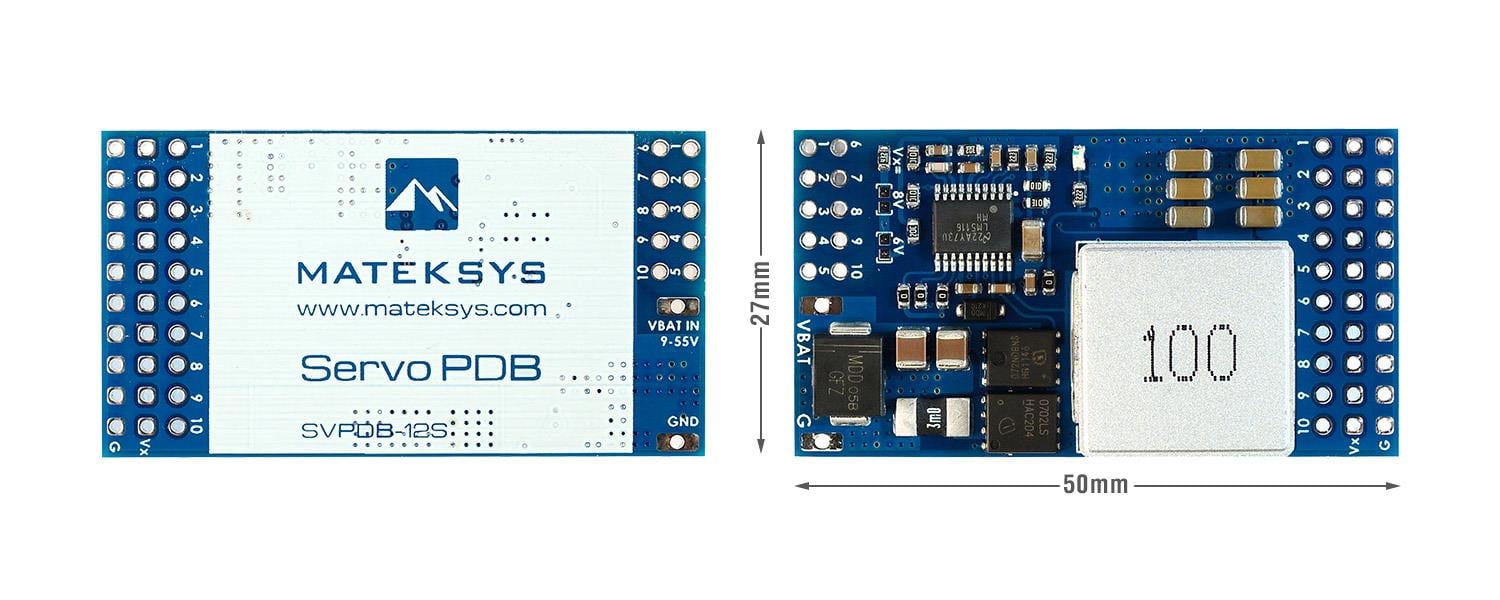 Mateksys Servo PDB 12A BECMateksysMateksys Servo PDB 12A BEC