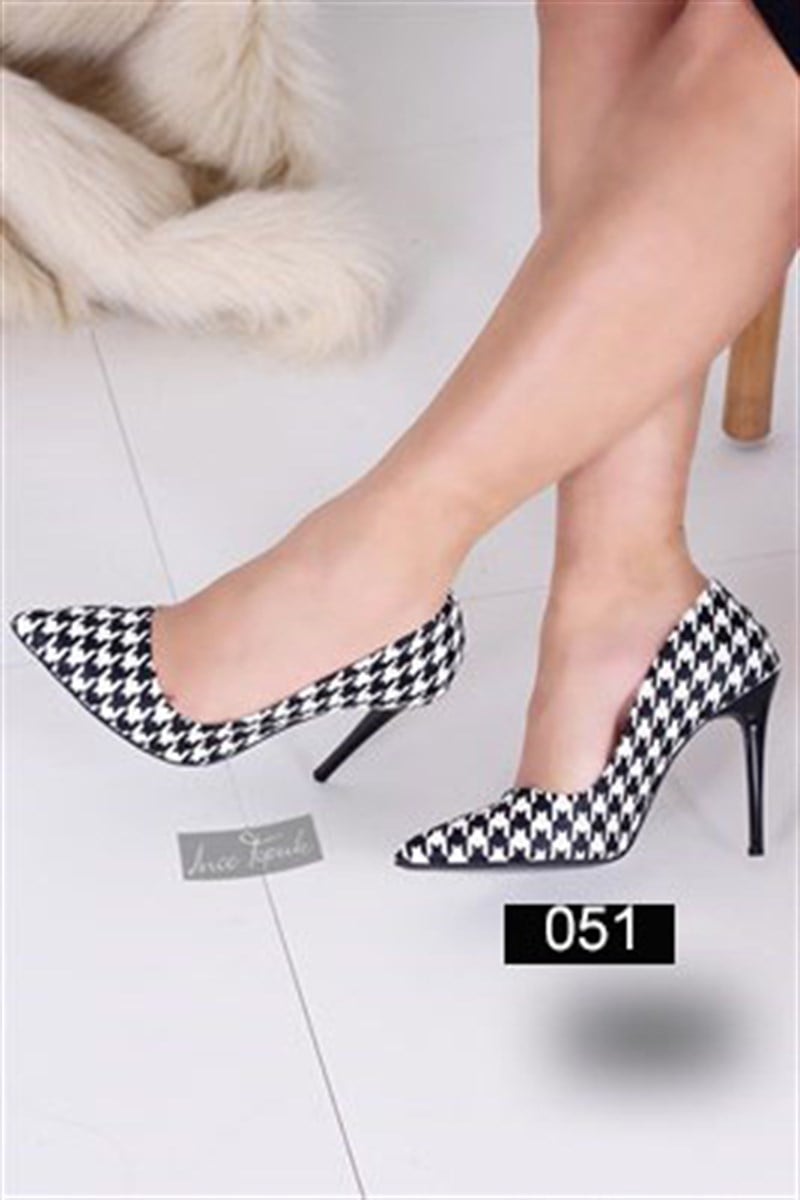 11 Cm Desenli Stiletto