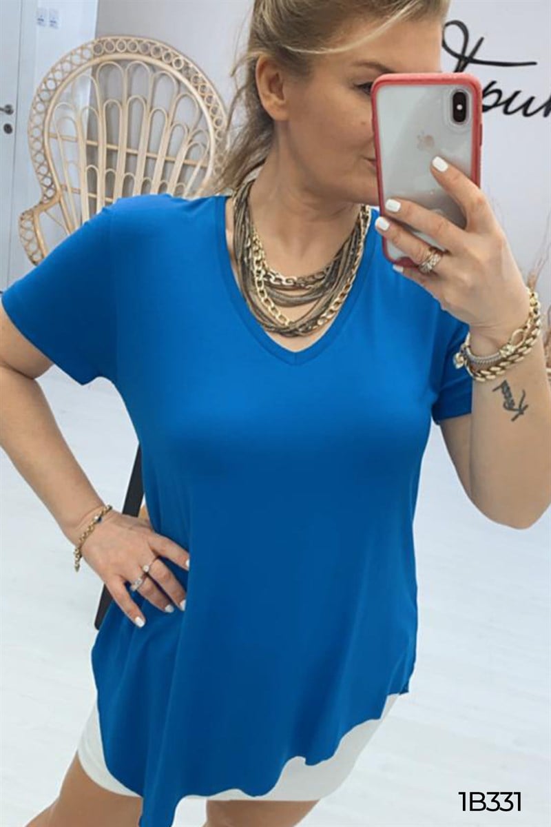 Asimetrik Bambu Tshirt