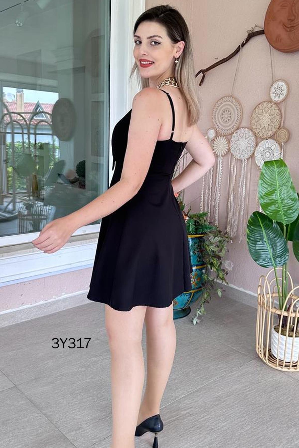 Askılı Double Elbise