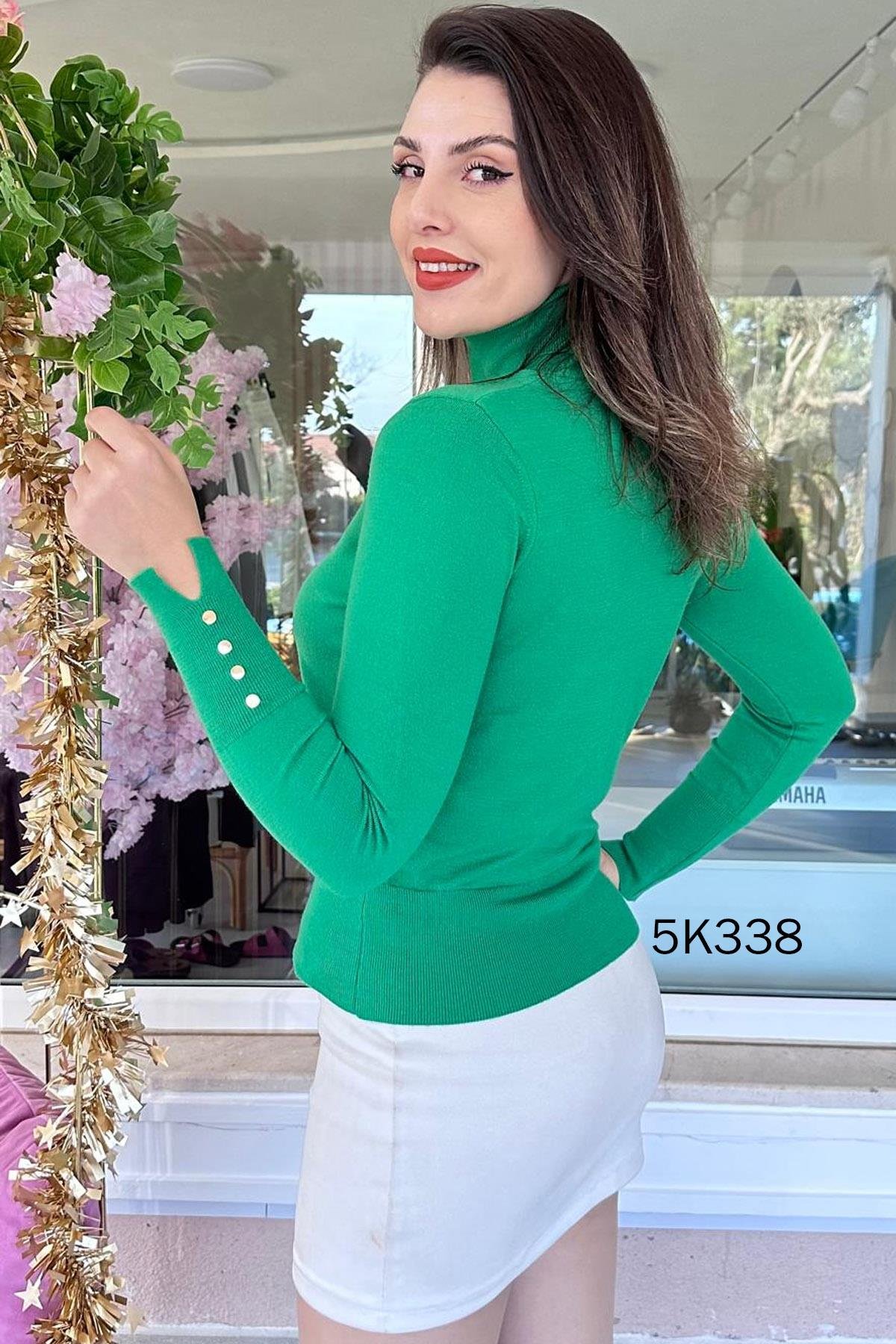 Balıkçı Yaka Triko Bluz
