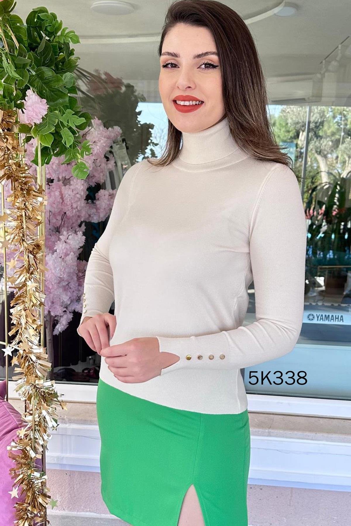 Balıkçı Yaka Triko Bluz