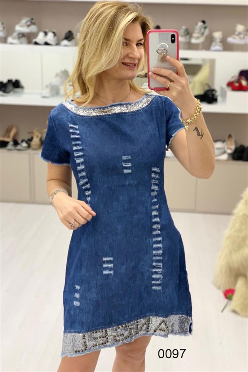 Becky- Pul Payetli Elbise