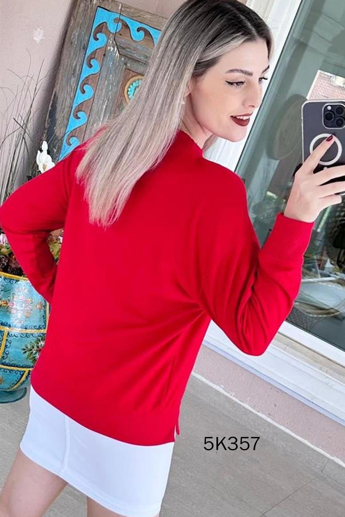 Bisiklet Yaka 2 İplik  Sweatshirt