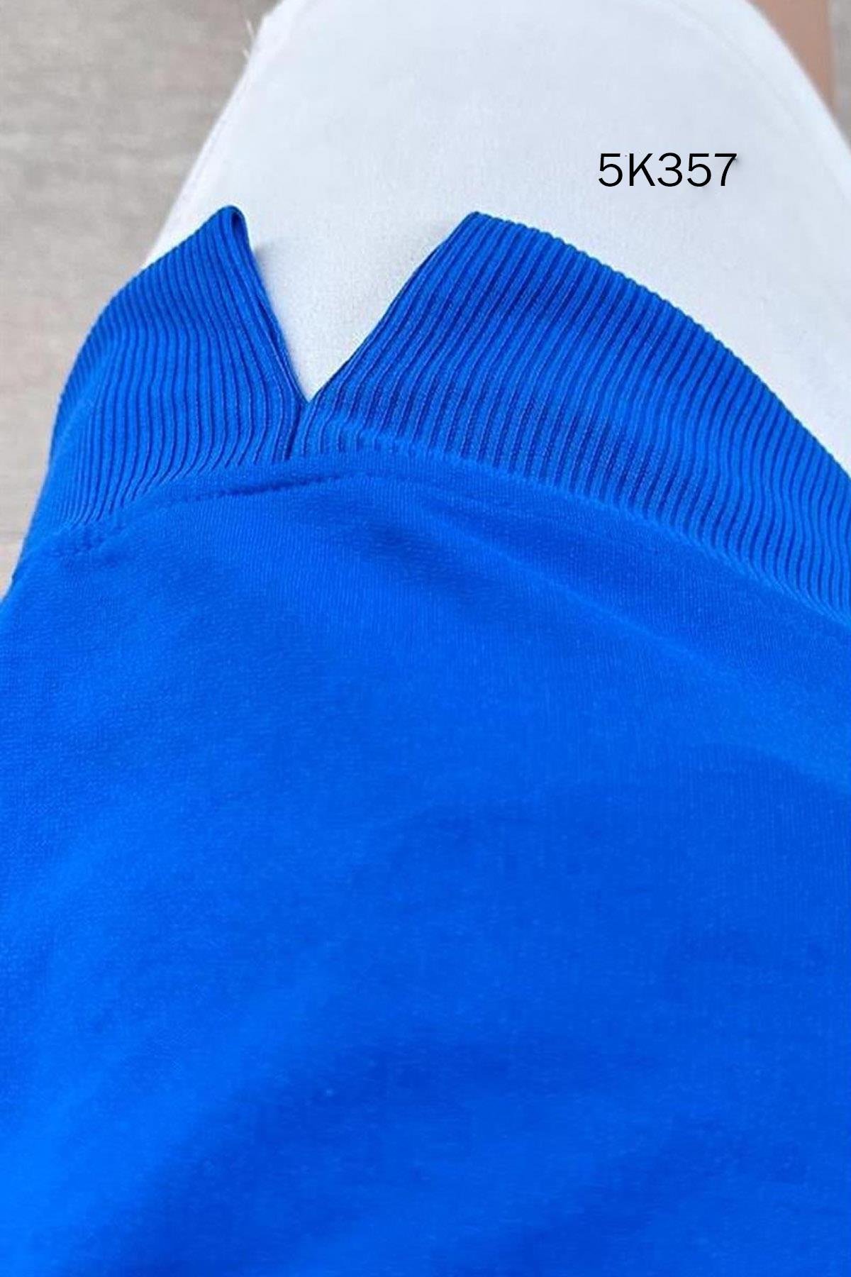 Bisiklet Yaka 2 İplik  Sweatshirt