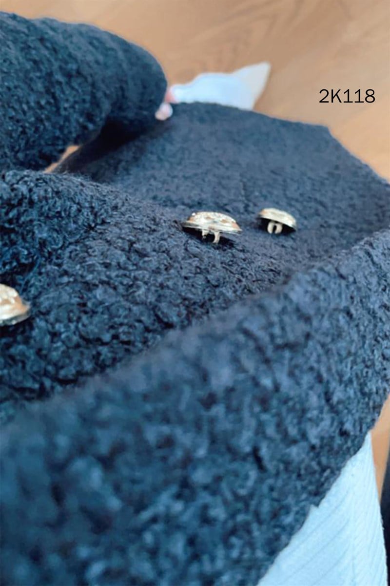 Buklet Kumaş Blazer Ceket