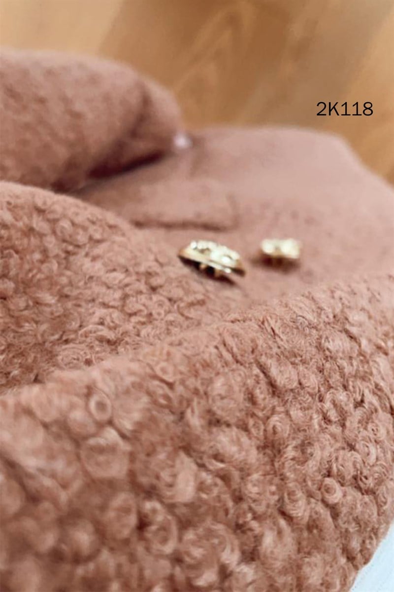 Buklet Kumaş Blazer Ceket