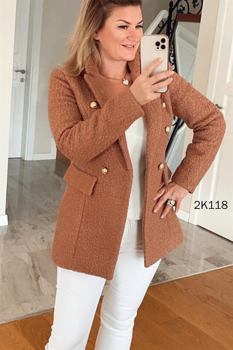 Buklet Kumaş Blazer Ceket