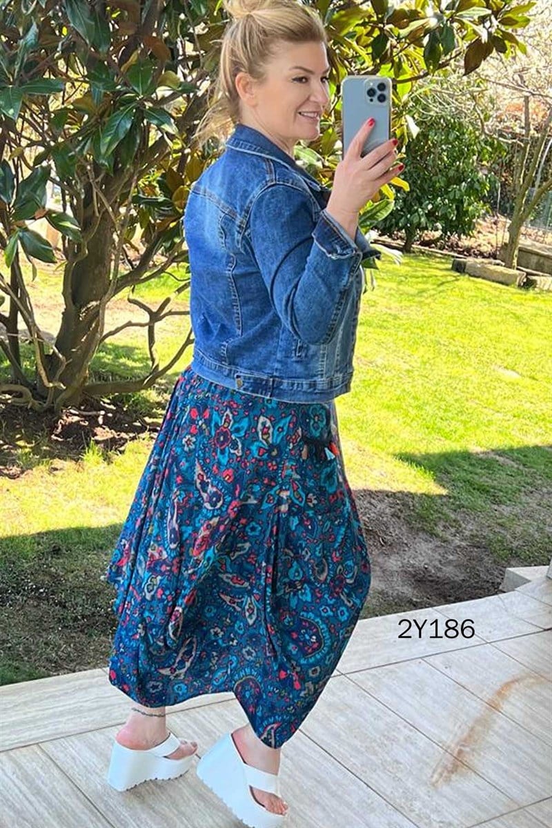 Cebi Püsküllü Torba Etek