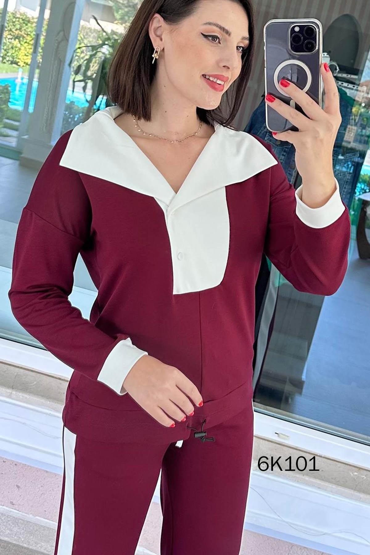 Çıtçıt Detay Yakalı Modal Takım