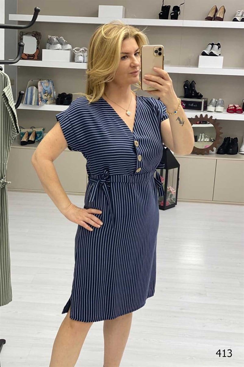 Çizgili Elbise