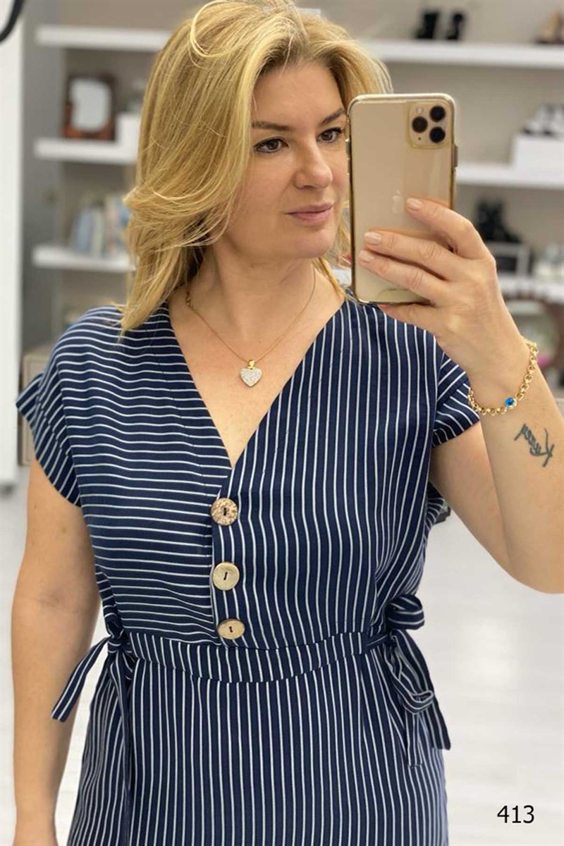 Çizgili Elbise