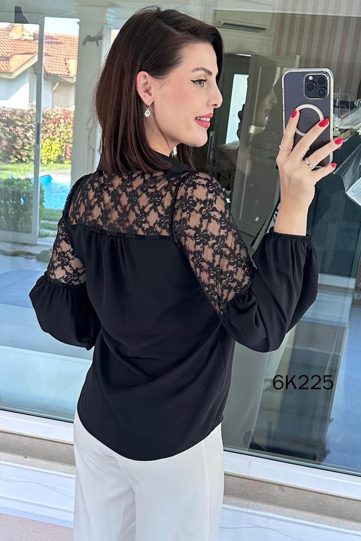 Dantel Detaylı Bluz