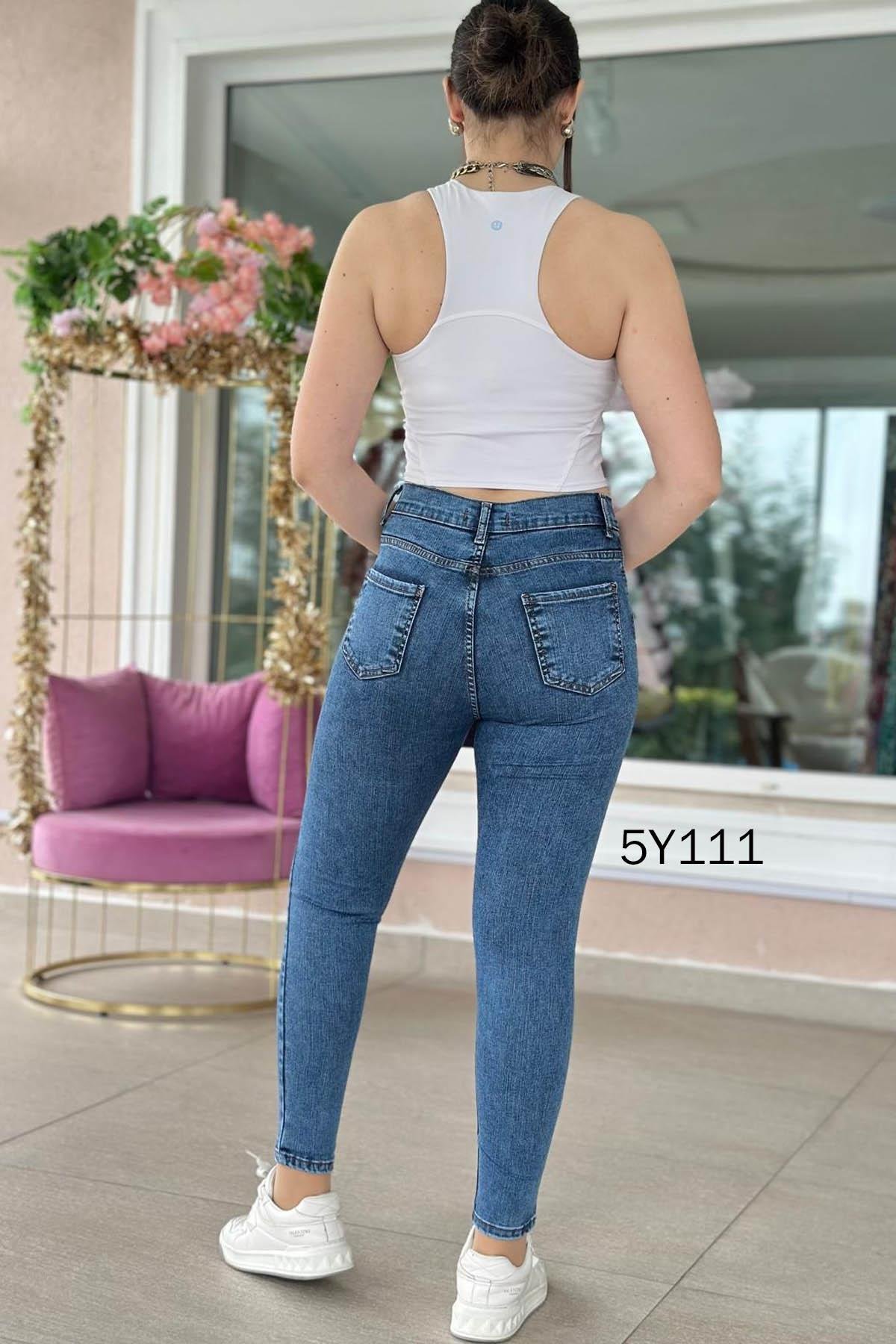 Dar Paça Streç Kot Pantolon