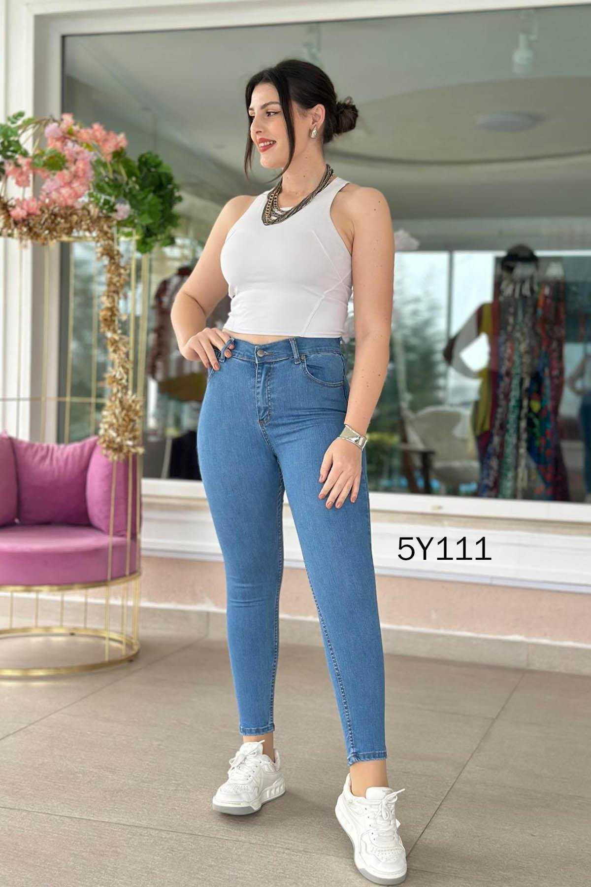 Dar Paça Streç Kot Pantolon