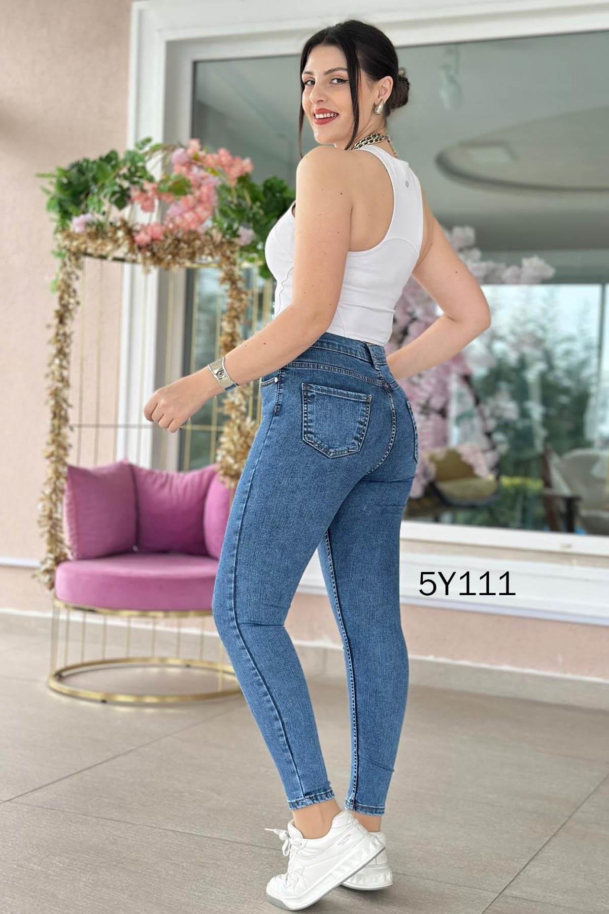 Dar Paça Streç Kot Pantolon