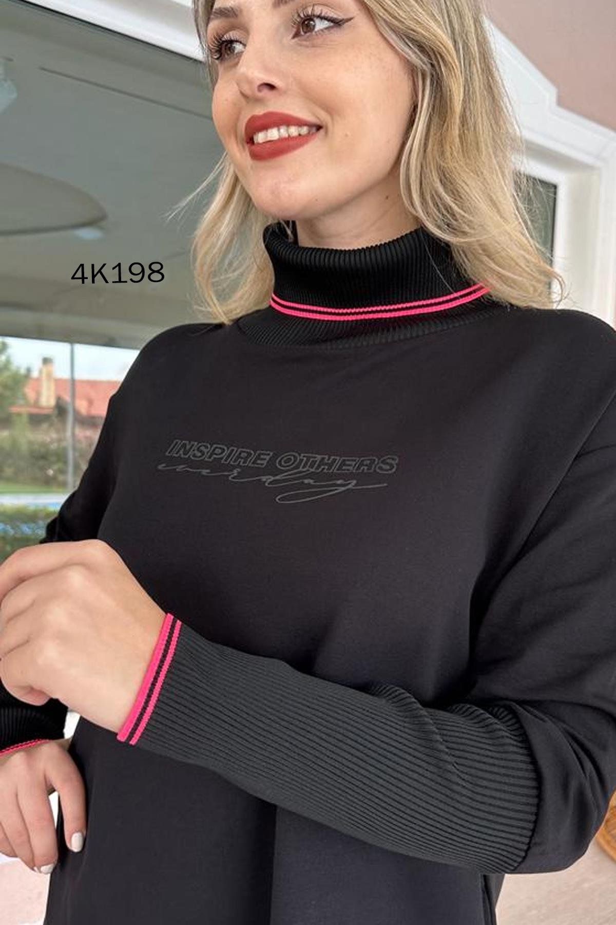 Degaje Yaka 2 iplik Sweat Elbise